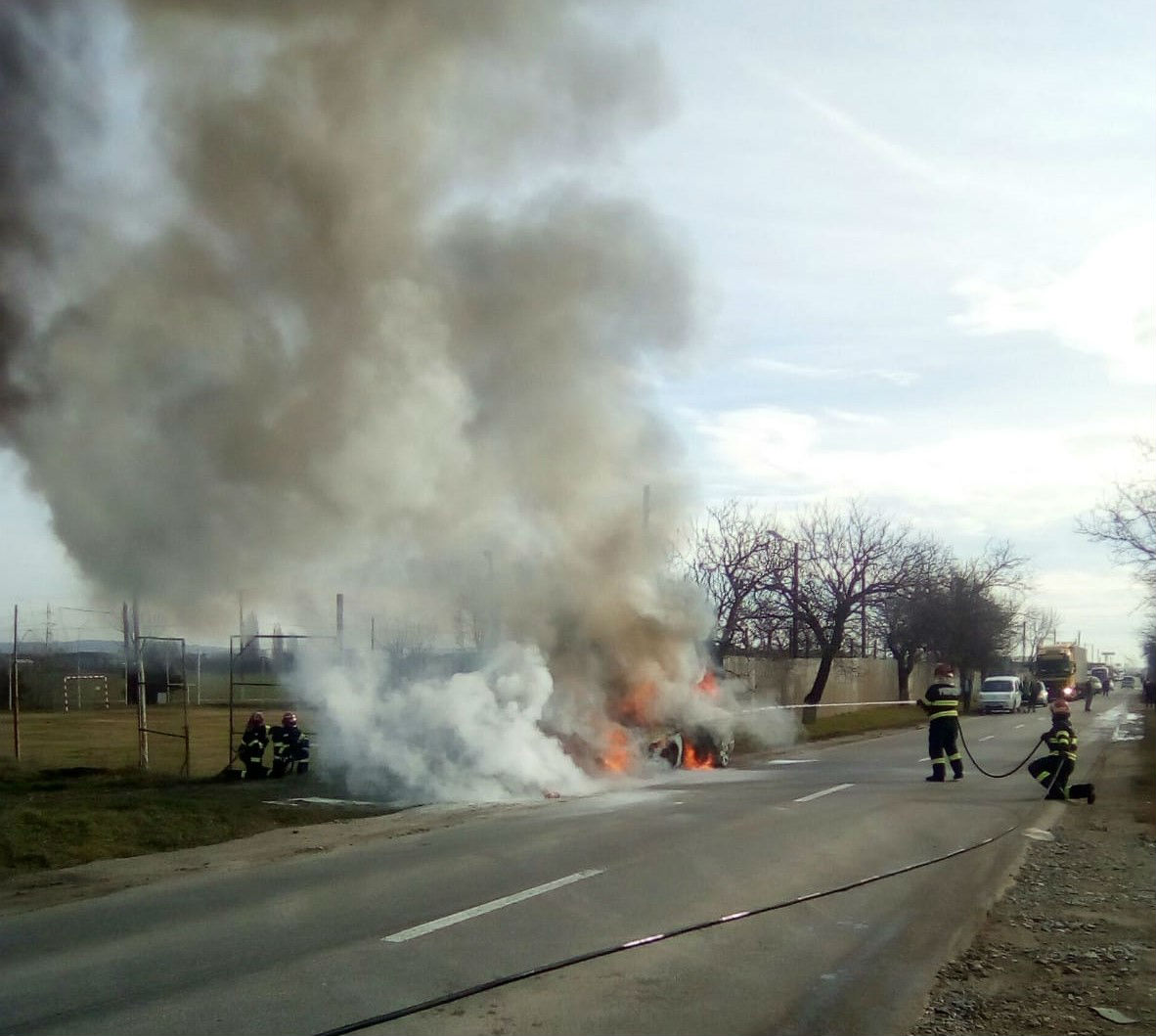 incendiu auto Sântandrei 2