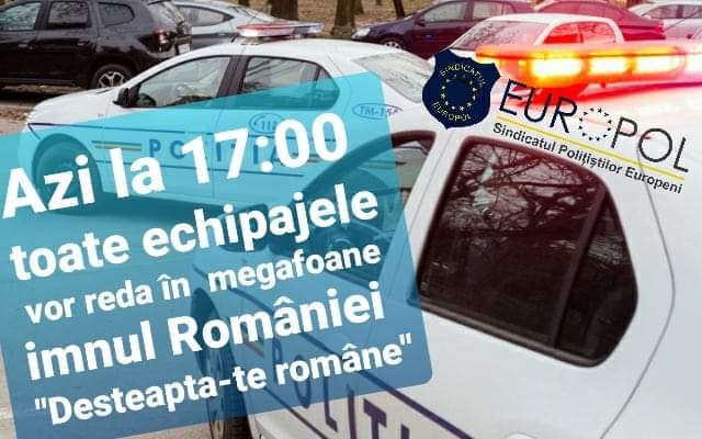 Toate MaÈ™inile De PoliÈ›ie Din Romania Vor Difuza SambÄƒtÄƒ In Megafoane Imnul De Stat DeÈ™teaptÄƒ Te Romane Bihon