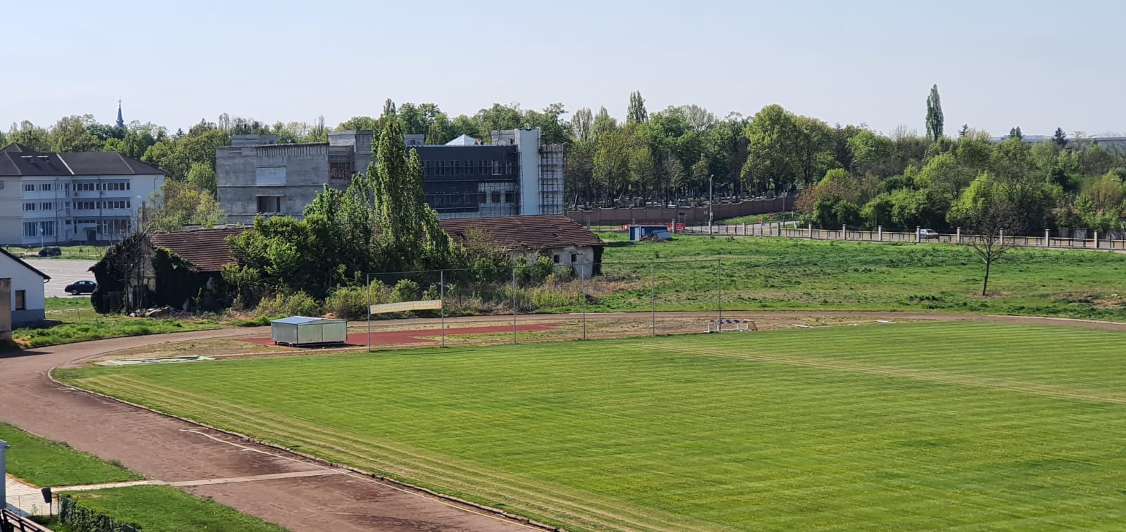 Lucrări la Stadion 24.04.2020