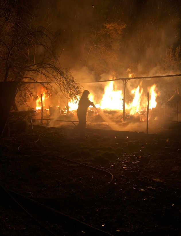 FOTO: Incendiu Brădet 25.08.2020