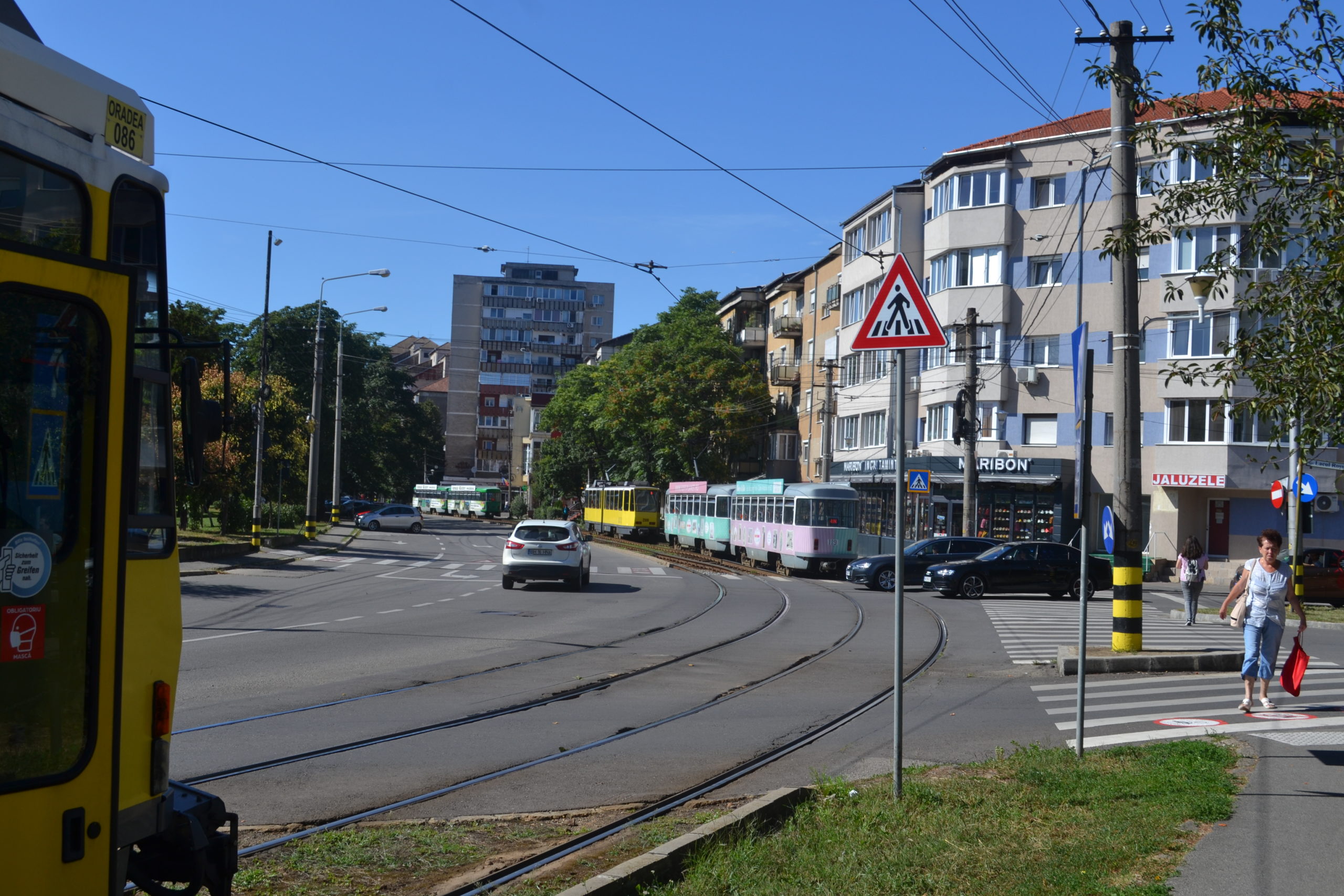 FOTO: Tramvaie blocate în Oradea 28.08.2020