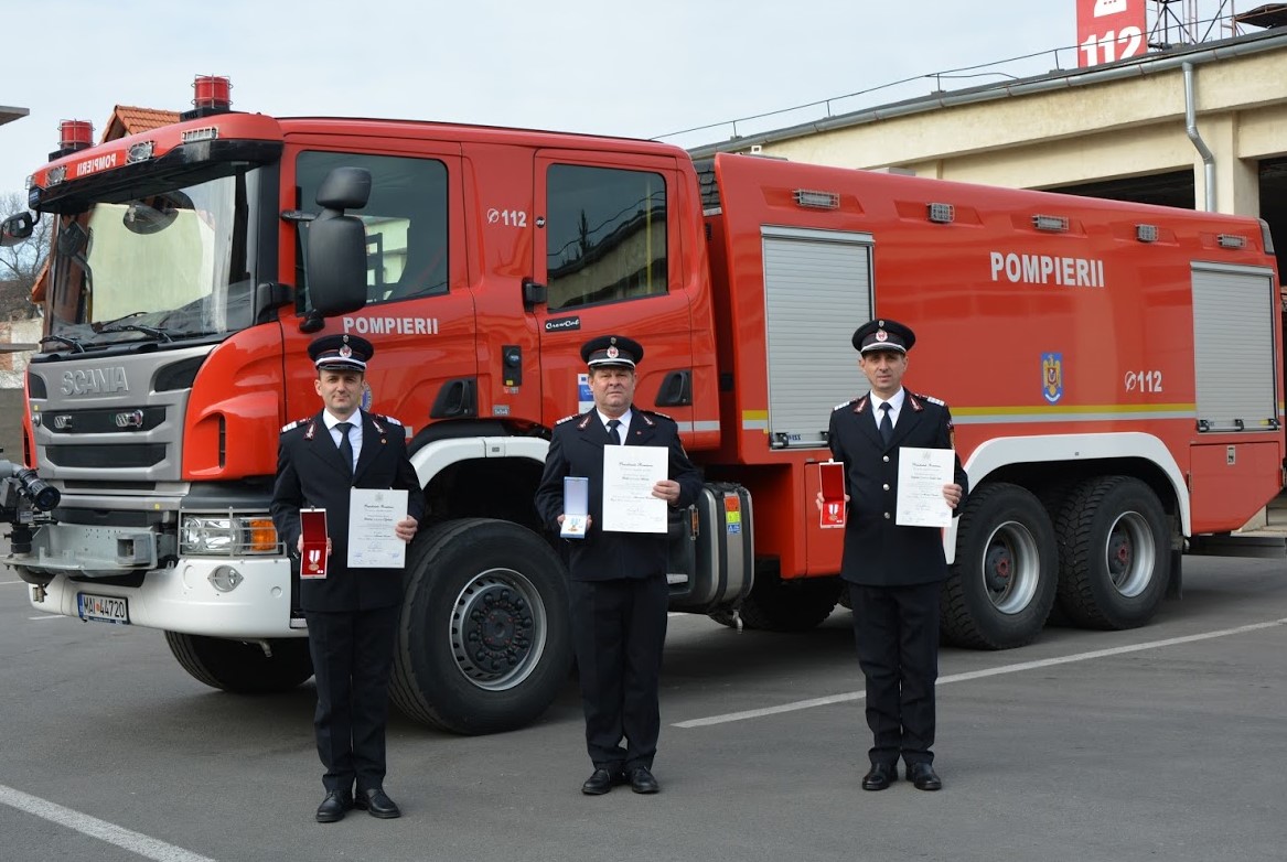 FOTO: Pompieri premiați 23.03.2021