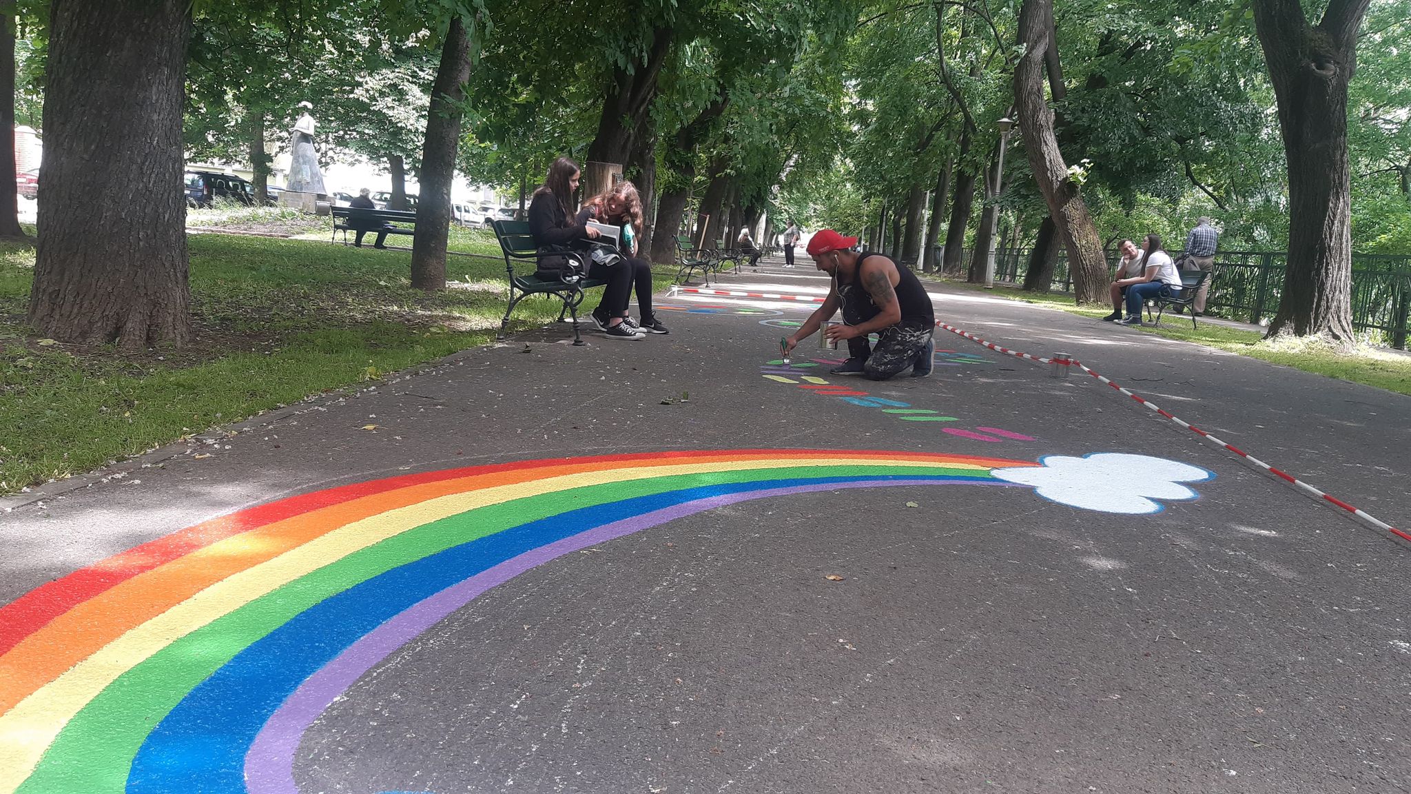 desene asfalt parcul libertatii oradea (5)