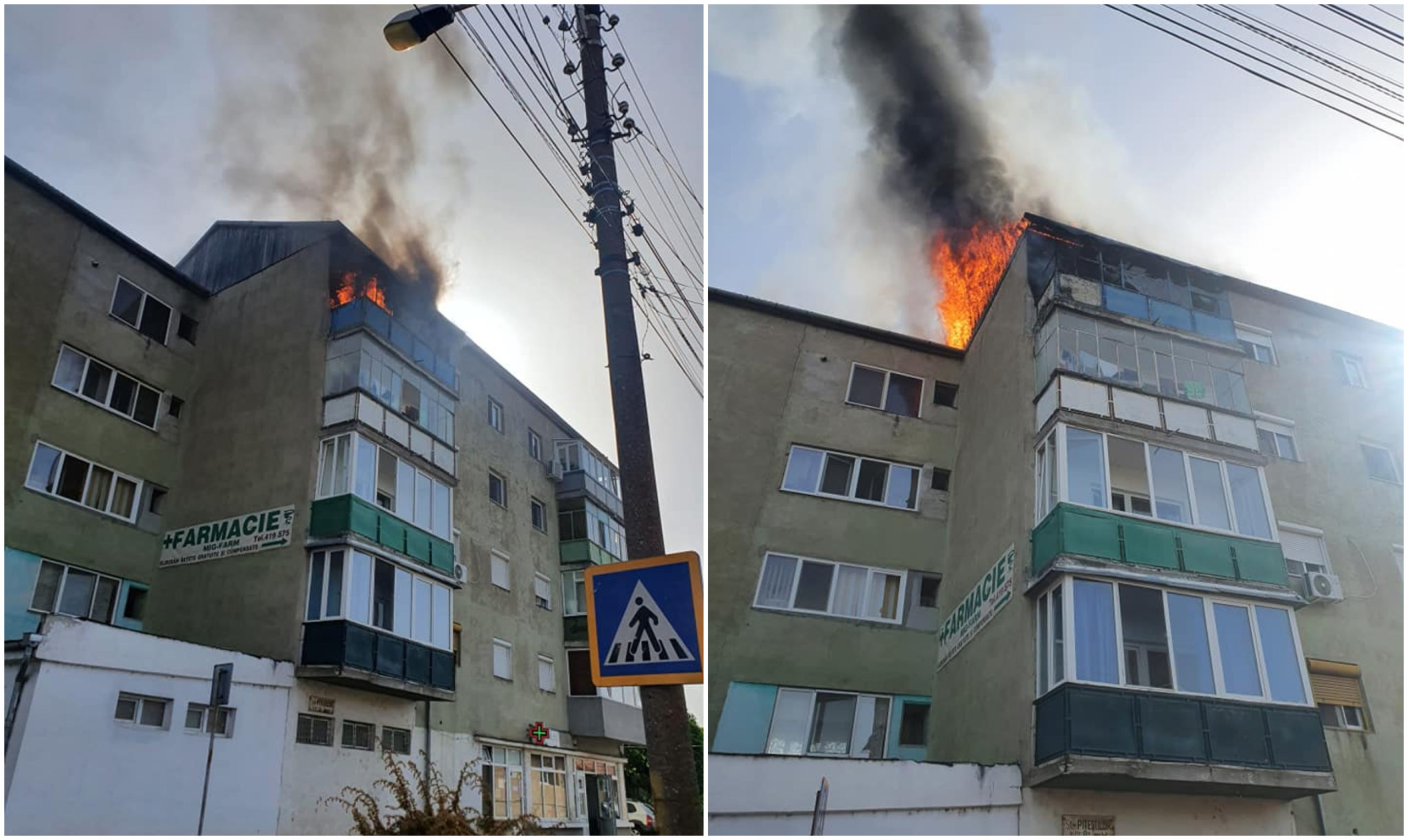 incendiu bloc iosia