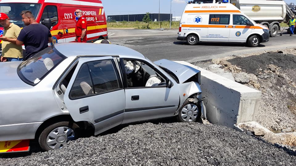 FOTO: Accident Șoseaua Borșului 06.07.2021