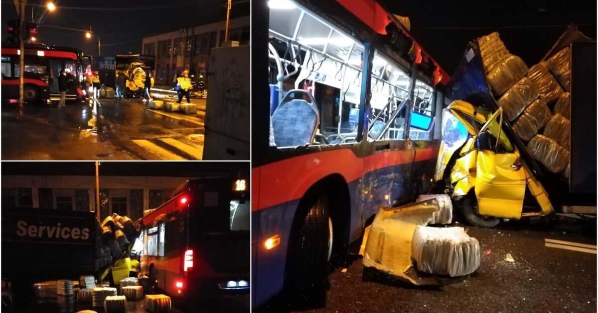 Fatal accident on Calea Clujului: Violent impact between a minibus and an OTL bus.  Cause of the accident