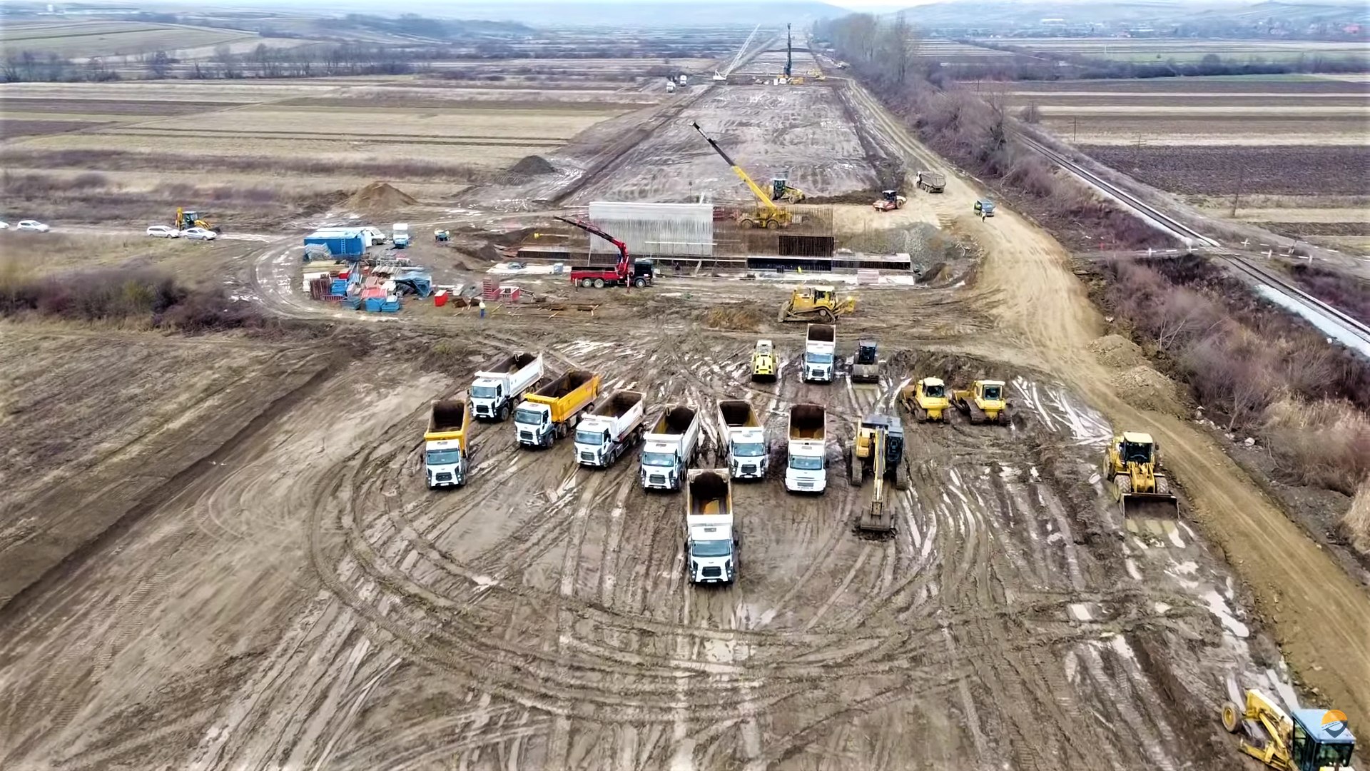 FOTO: Autostrada A3 Nușfalău-Suplacu de Barcău 18.12.2021