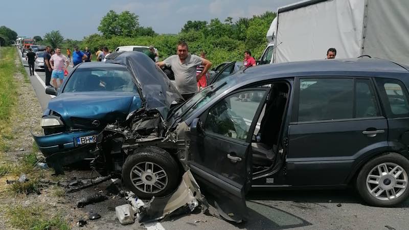 FOTO: Accident în lanț 02.06.2022