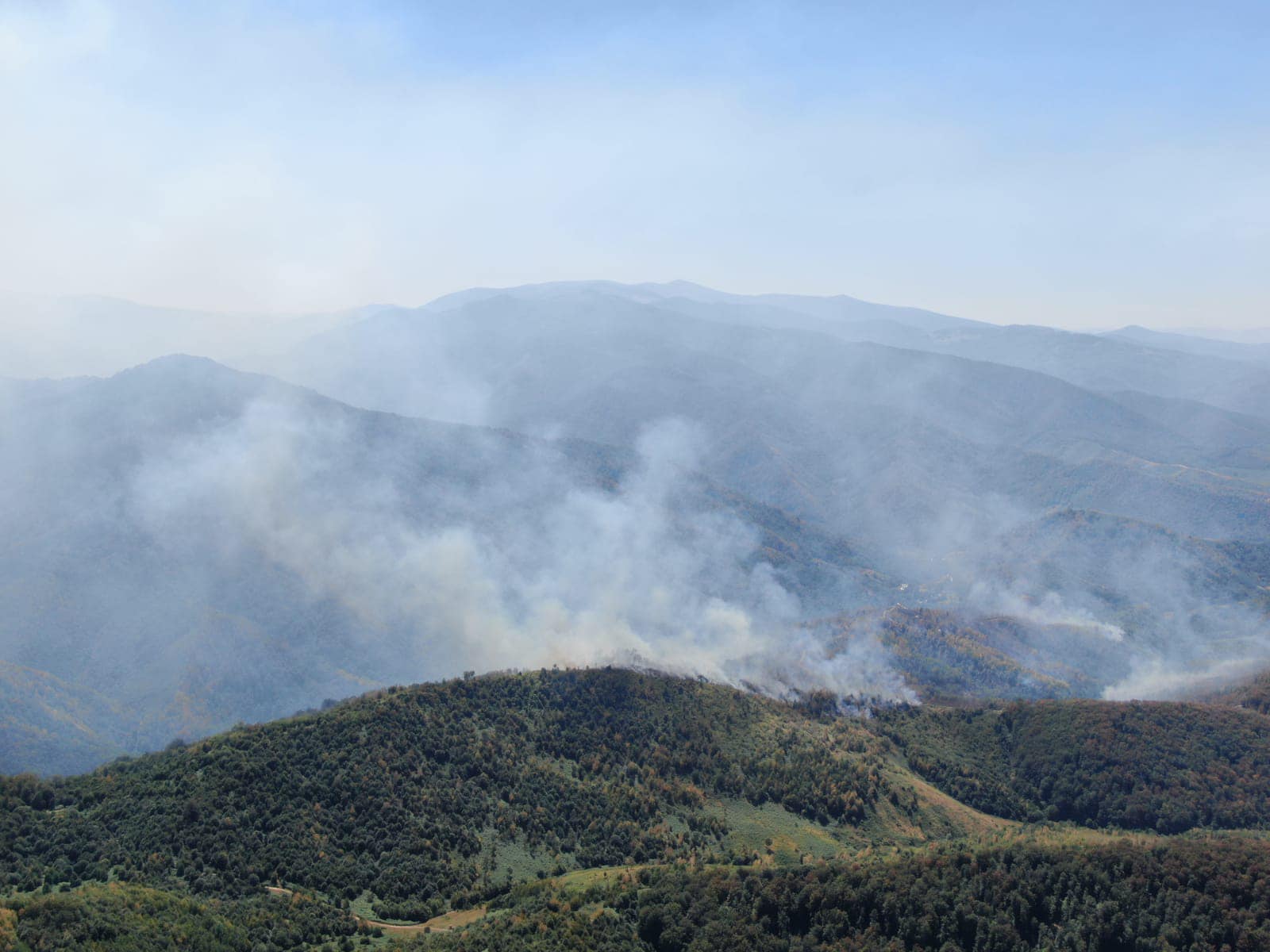 FOTO: Incendii în Apuseni 28.07.2022