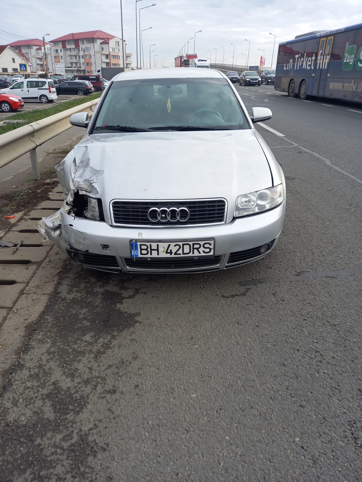 FOTO: Accident în lanț pe Centura Oradea 08.12.2022