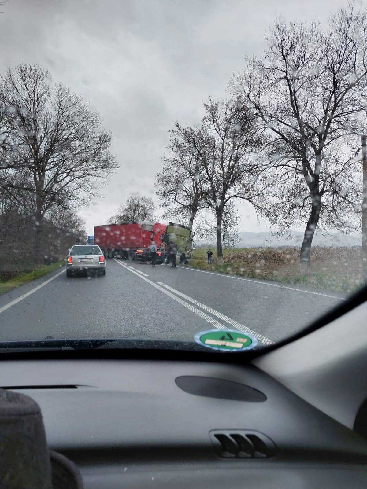 FOTO: Accident TIR-uri Topa de Criș 10.12.2022