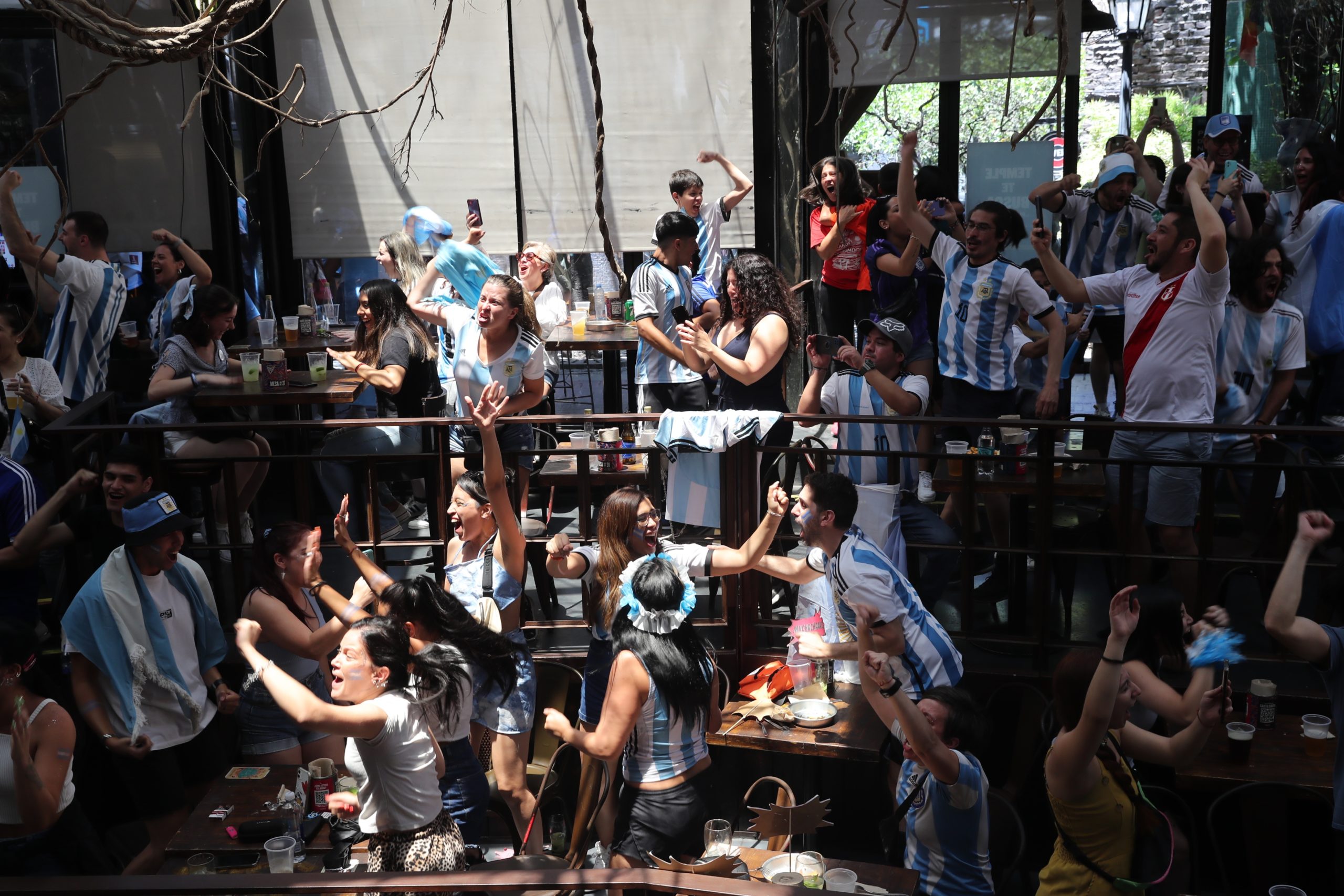 FIFA World Cup 2022 - Fans of Argentina in Buenos Aires