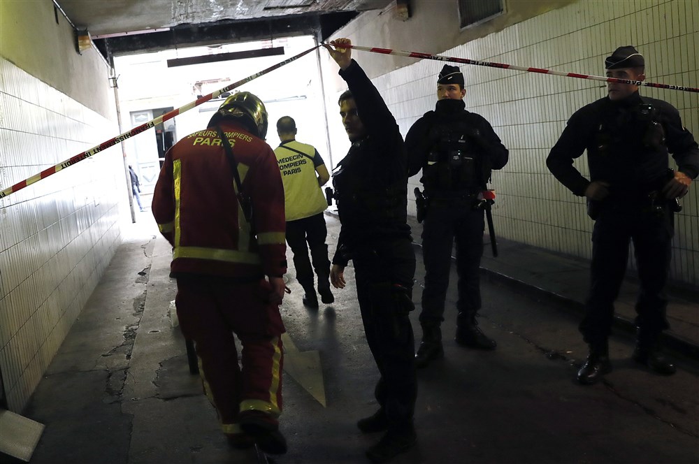 Shooting aftermath in central Paris