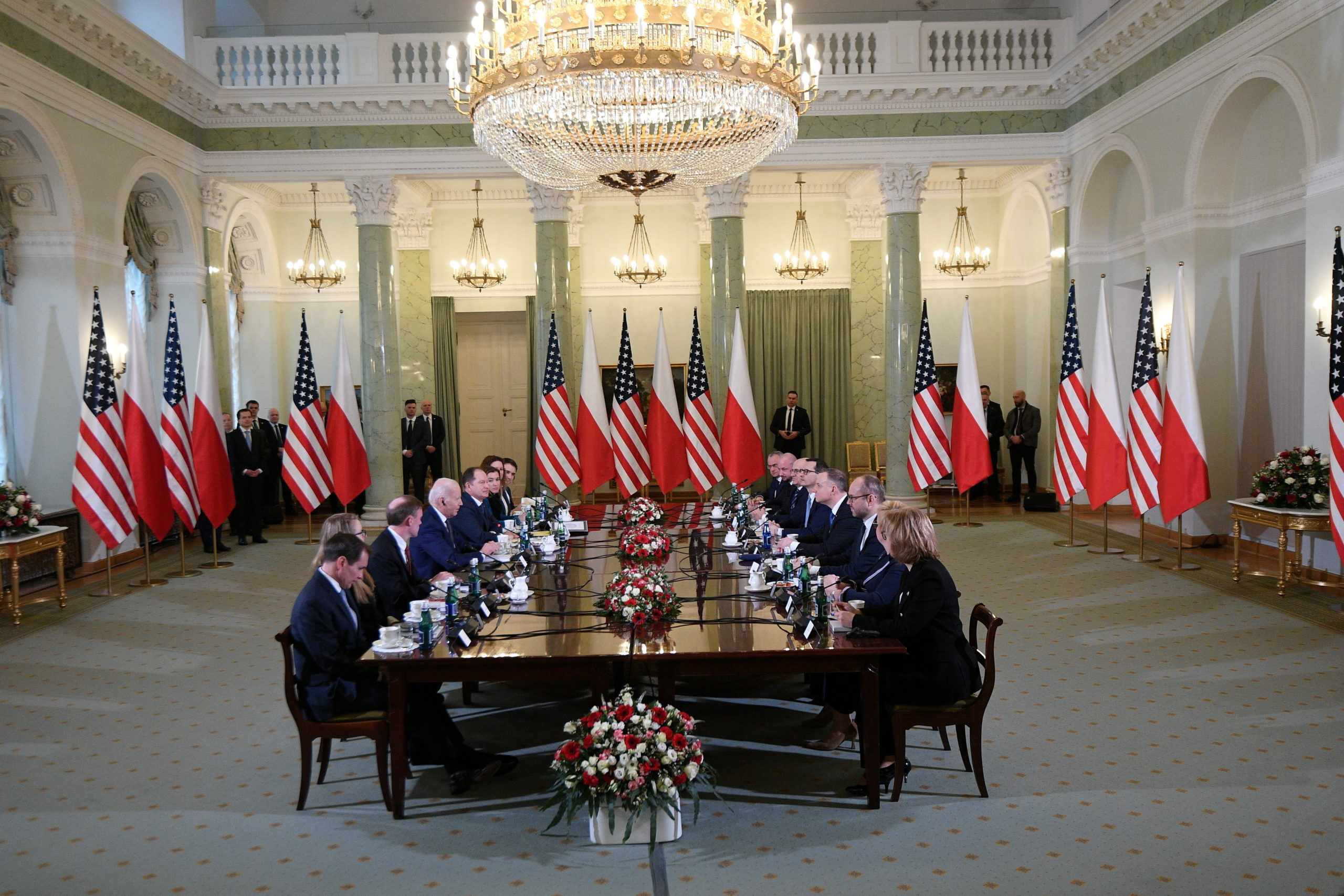 US president Joe Biden visits Poland