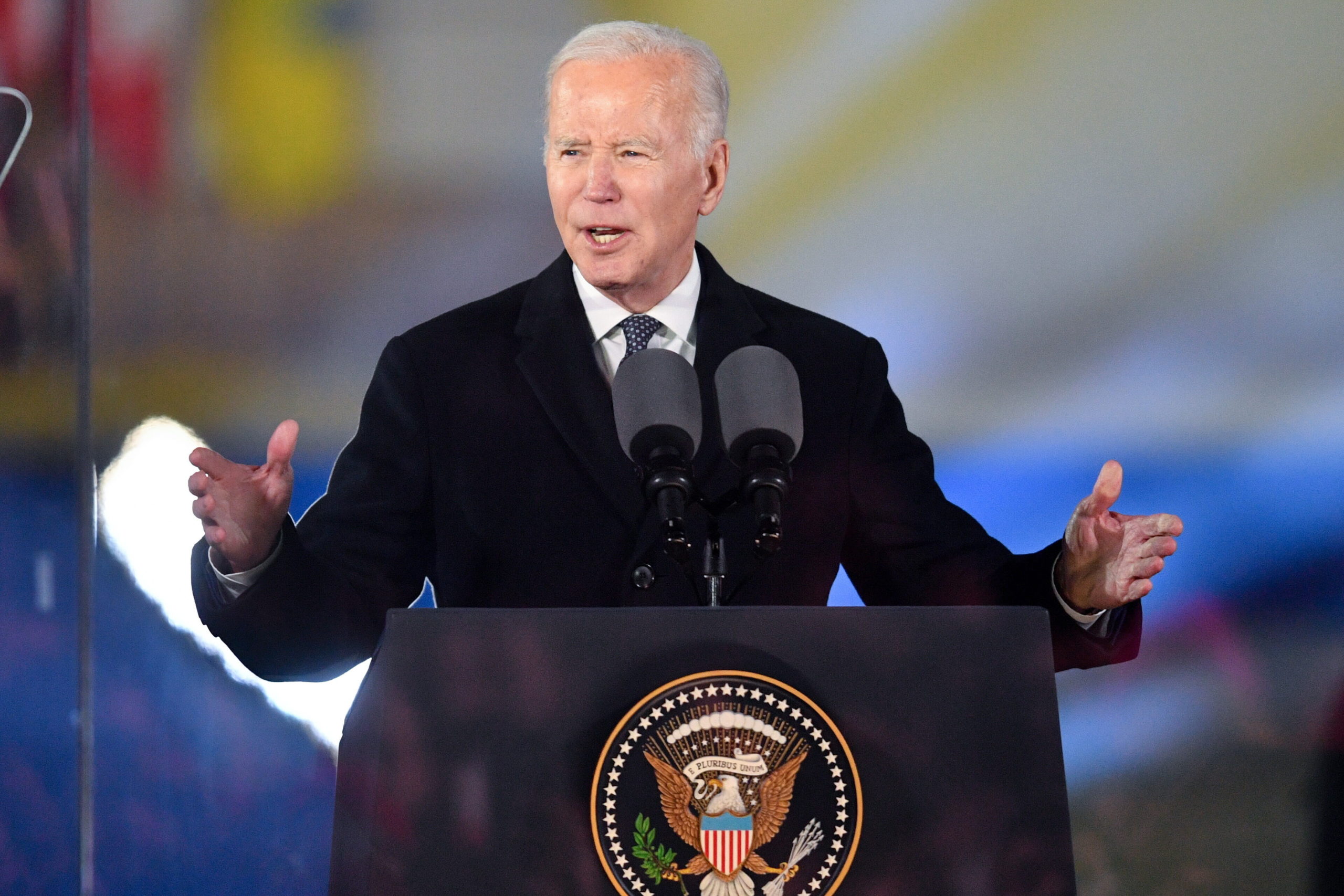 US president Joe Biden visits Poland