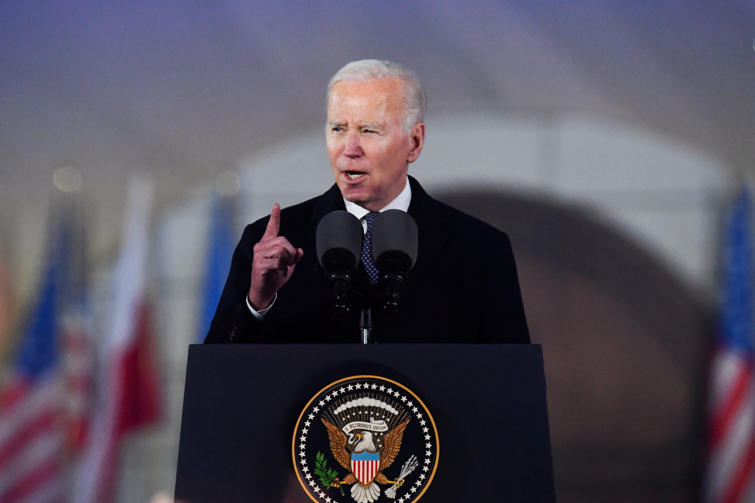 US president Joe Biden visits Poland