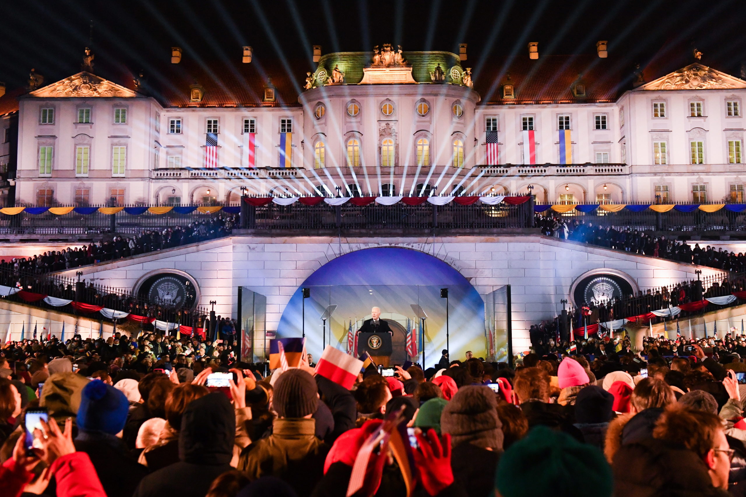 FOTO: Discursul președintelui SUA în Polonia, 21.02.2023