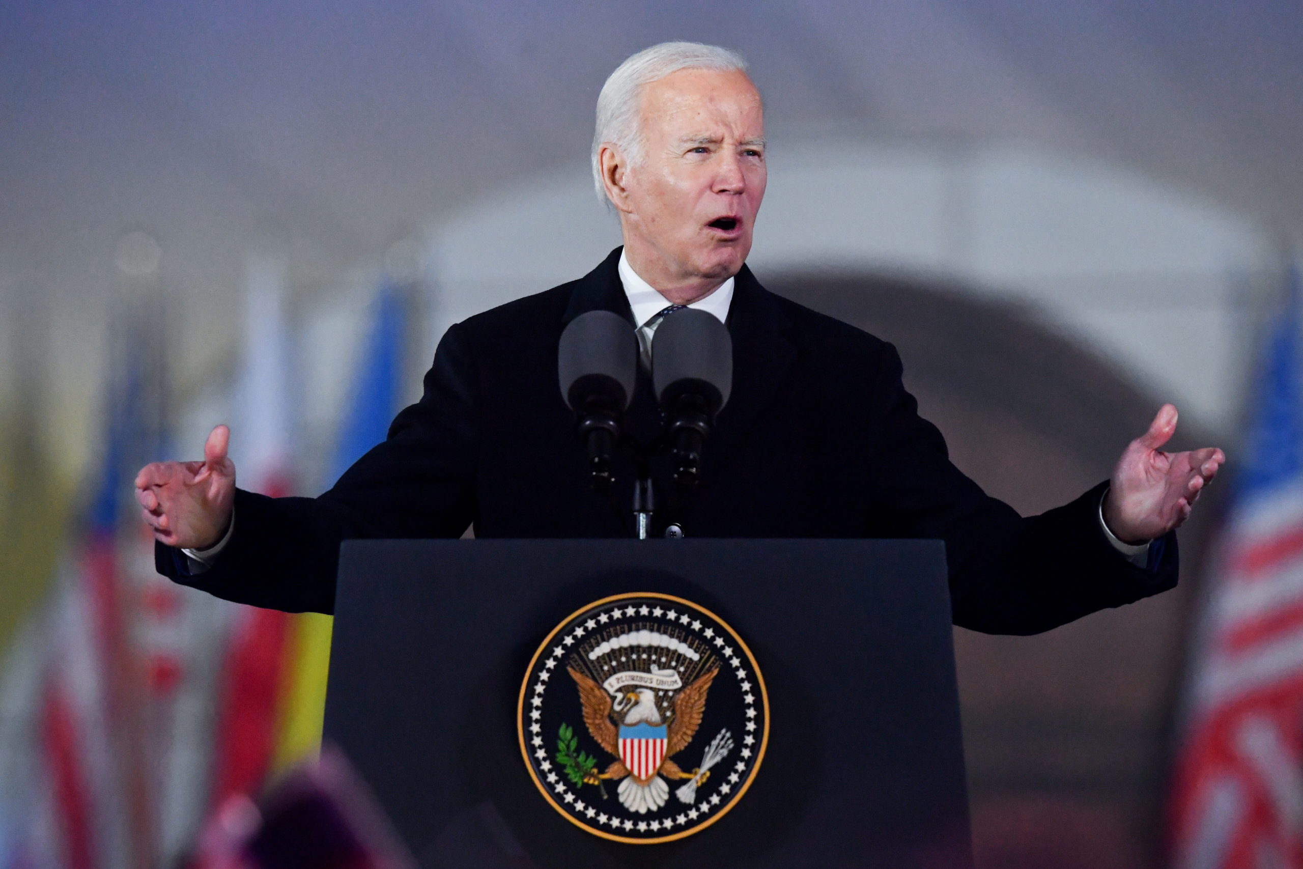 US president Joe Biden visits Poland