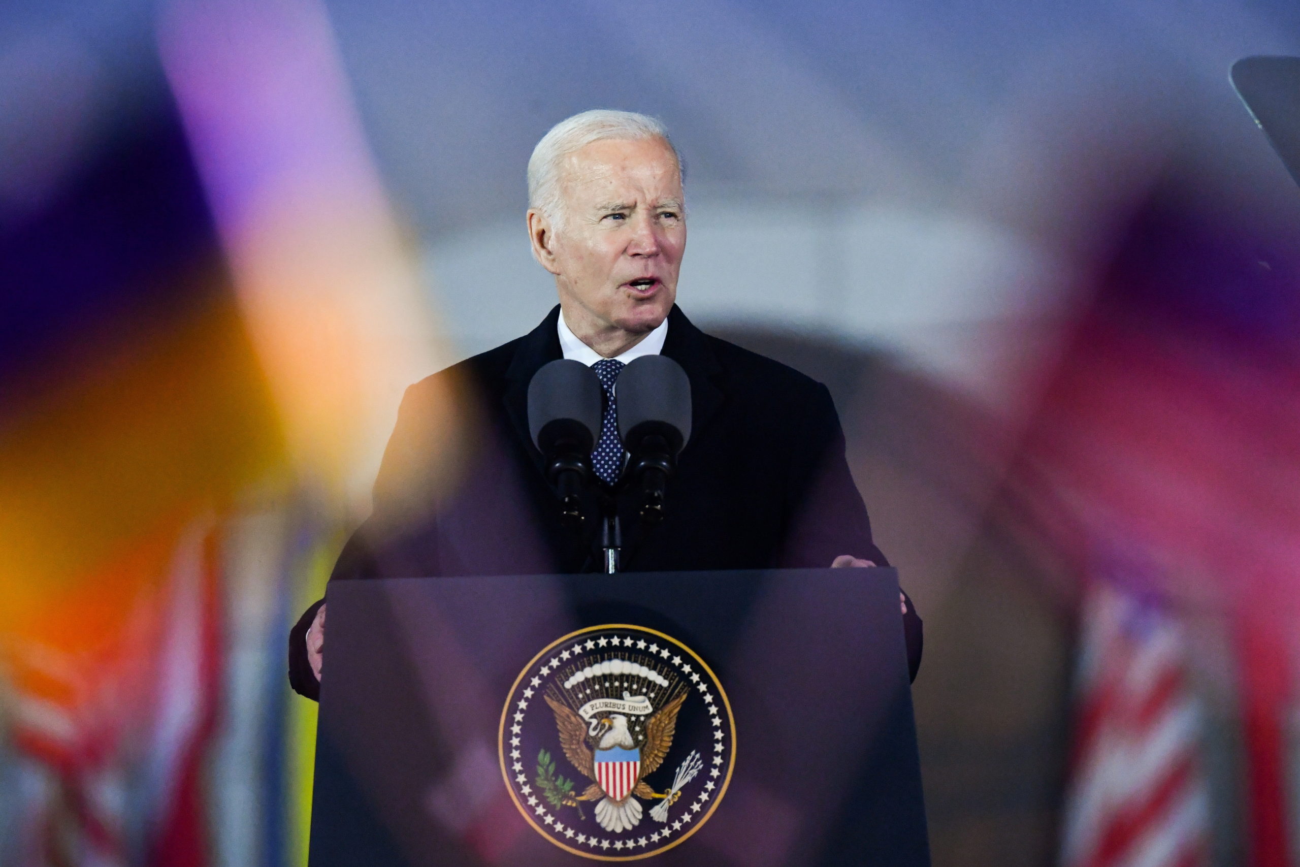 US president Joe Biden visits Poland