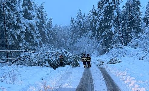 FOTO: Intervenții pe mai multe drumuri din Bihor, 27.02.2023