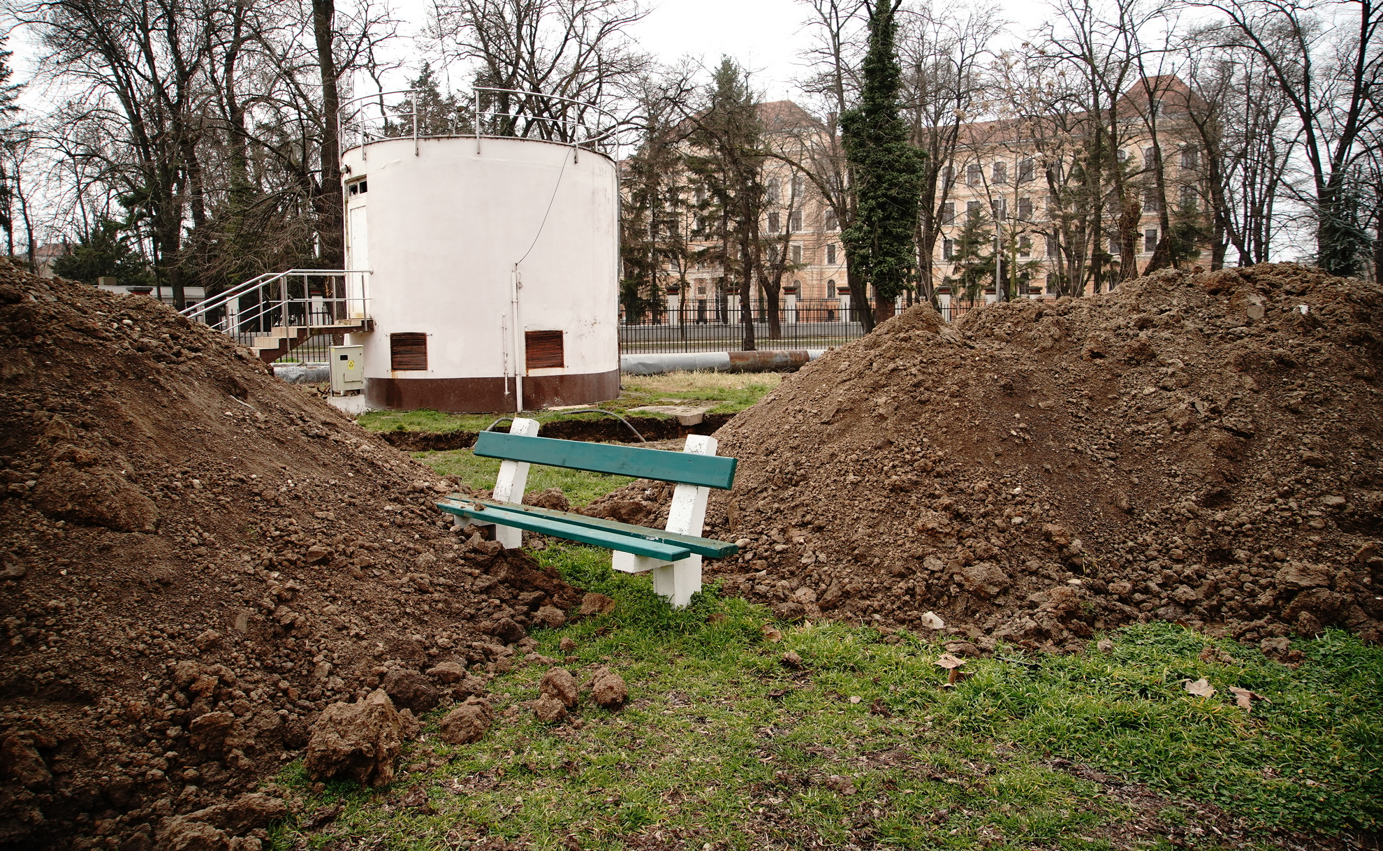 FOTO: Parcul Bălcescu în săpături 8.03.2023