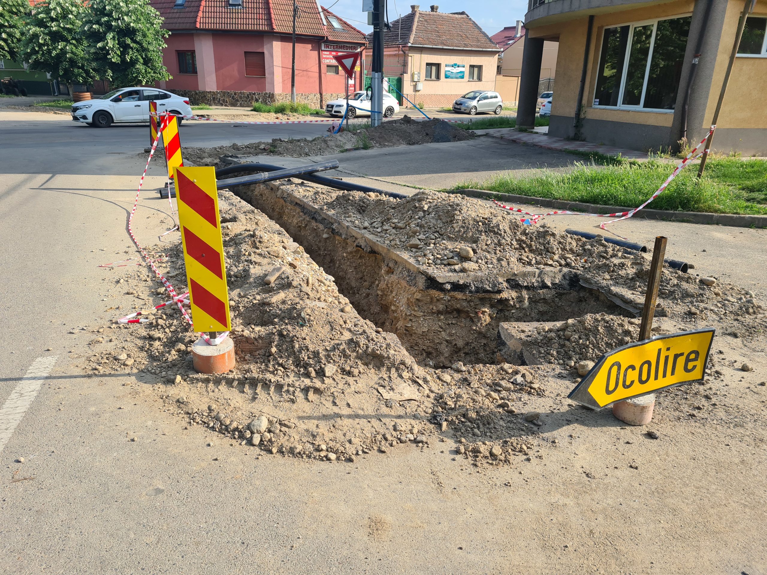 FOTO: Strada Ștefan Zweig arată ca după război! 29.05.2023