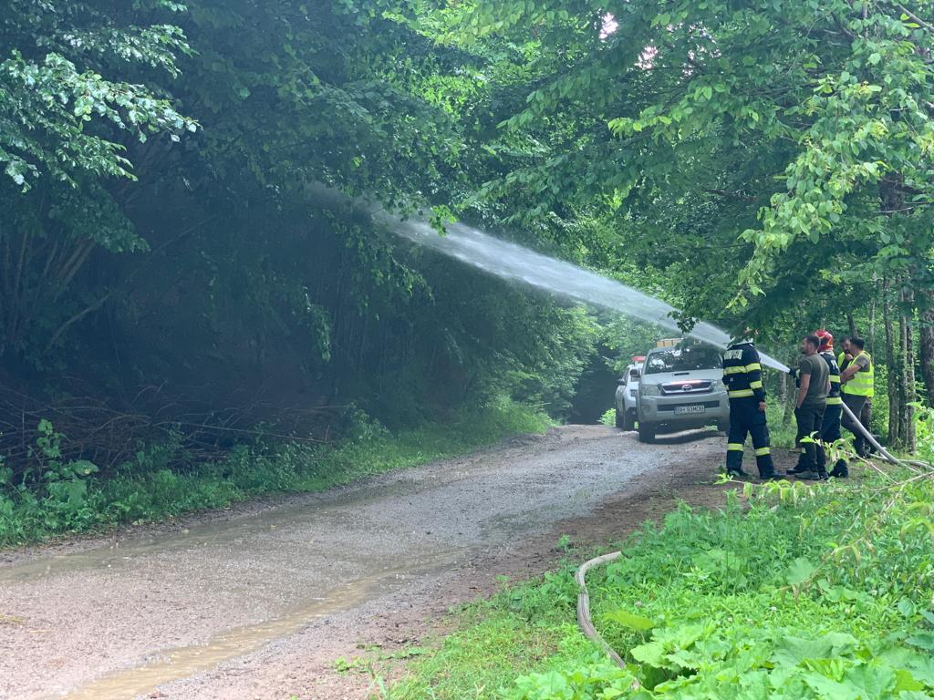 FOTO: Exercițiu incendiu forestier 29.06.2023