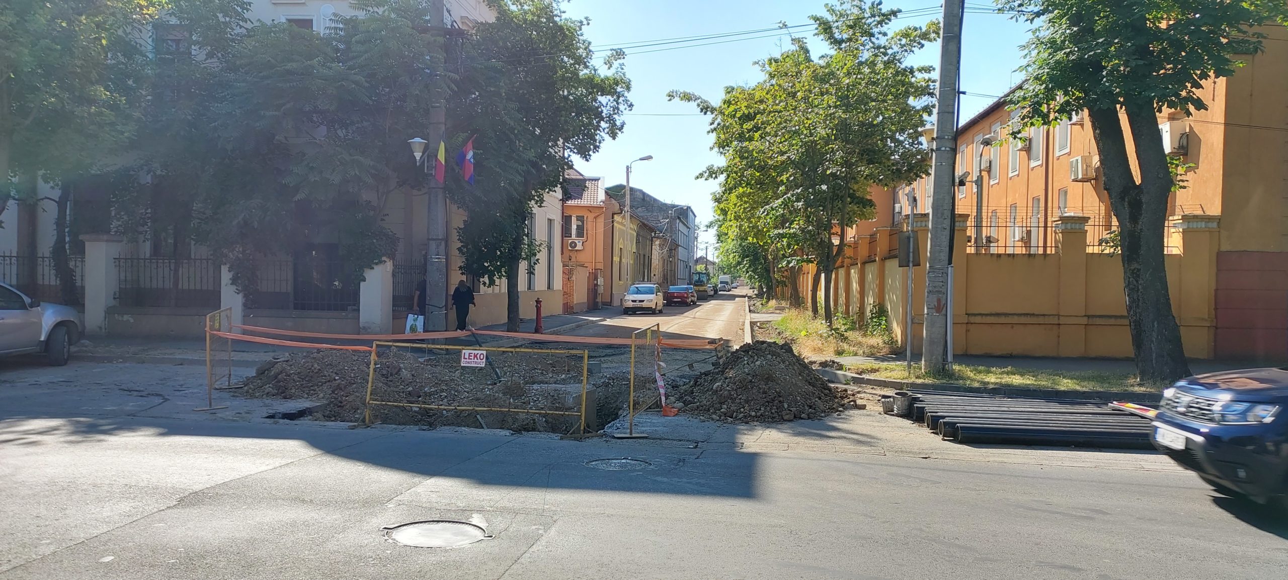 FOTO:  Lucrările la străzile din zona centrală, 30.06.2023