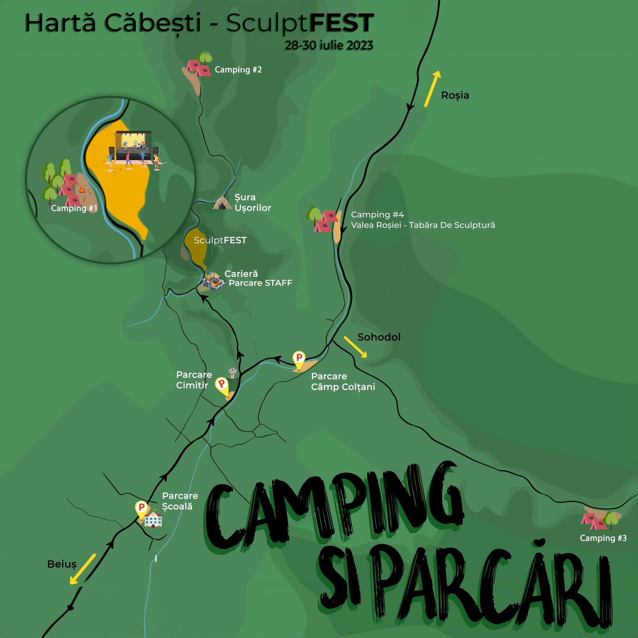 camping şi parcare