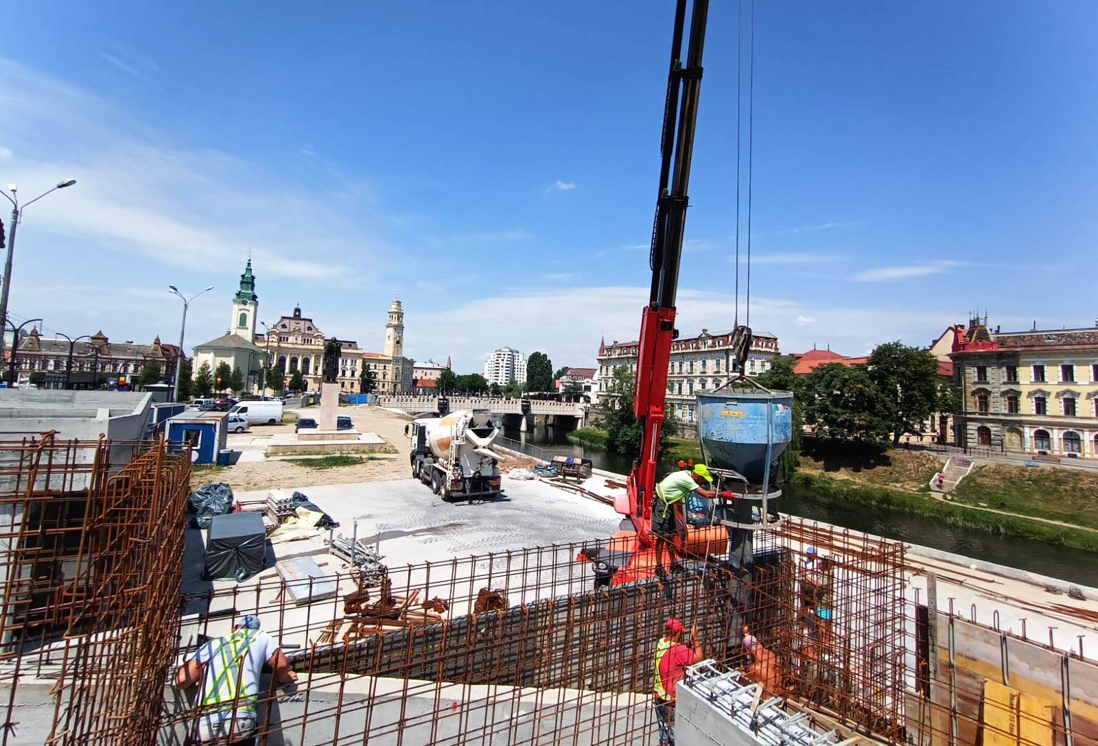 FOTO: Fântână arteziană Piațeta Independenței 04.07.2023