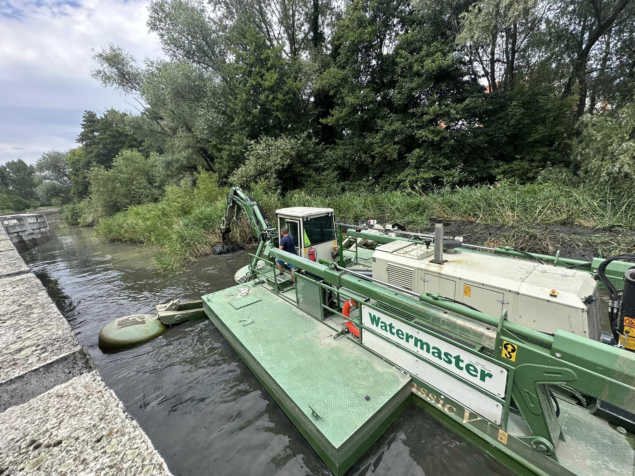 FOTO: Se draghează pe Crișul Repede în Oradea 04.07.2023