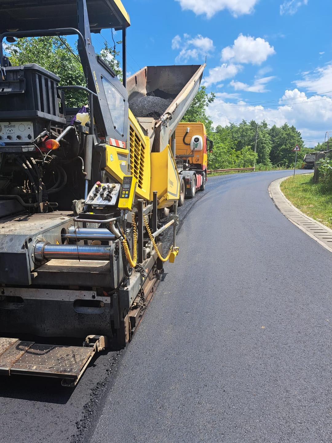 FOTO: Drumul Beiuș - Stâna de Vale, aproape finalizat, 05.07.2023