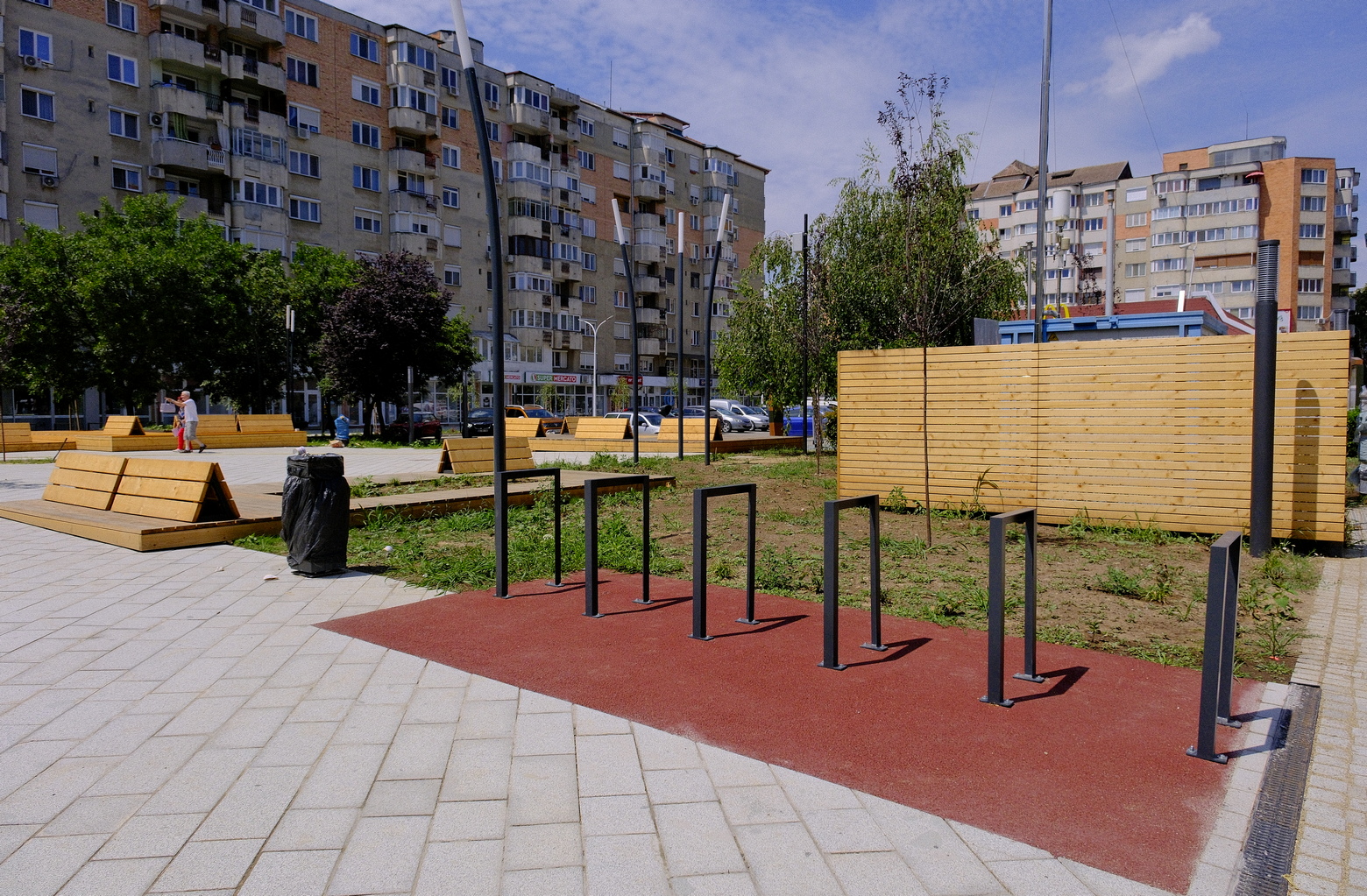 Foto: Piața Centrală cartier Nufărul 6.07.2023