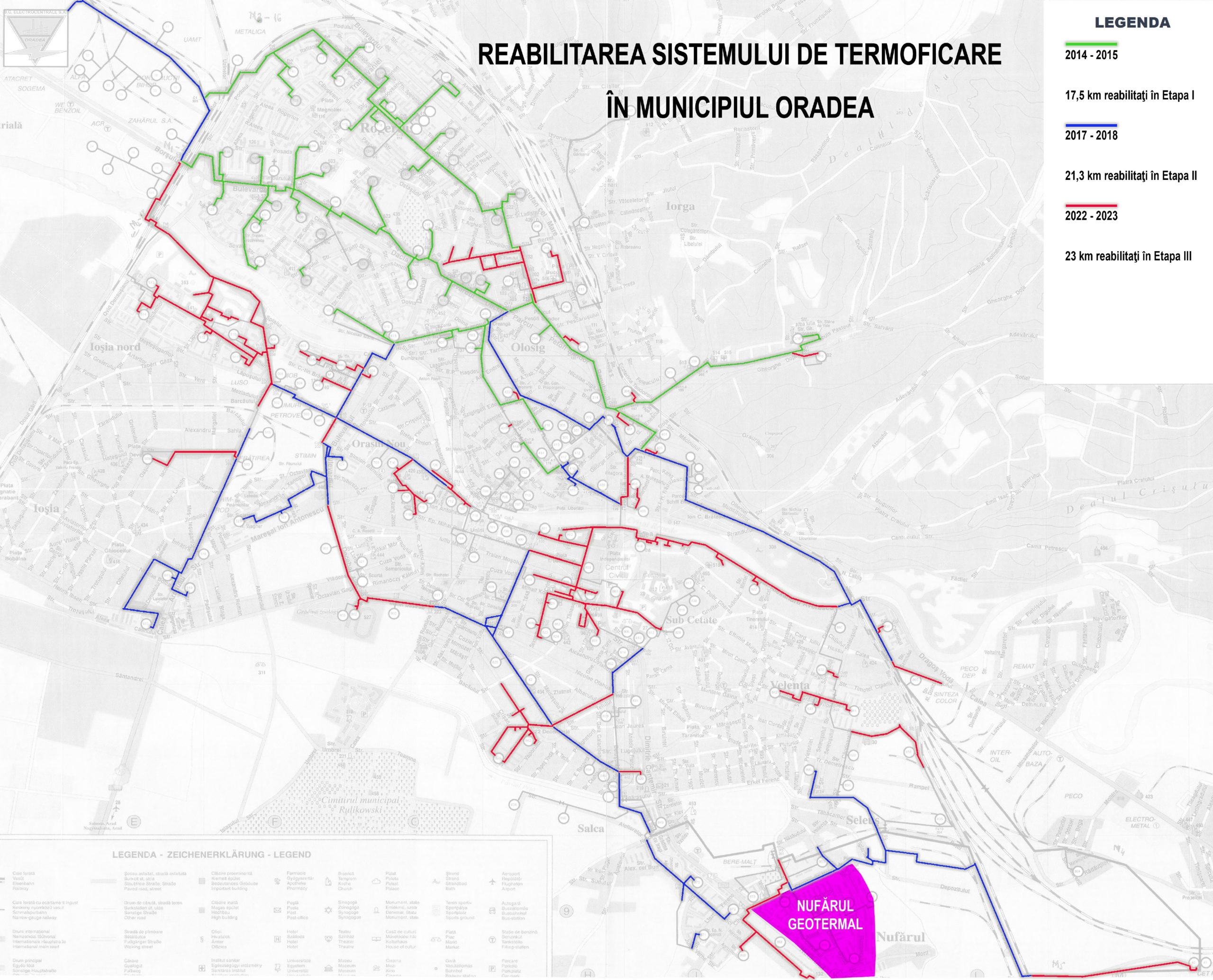 Reabilitare Termoficare etapele 1, 2 și 3