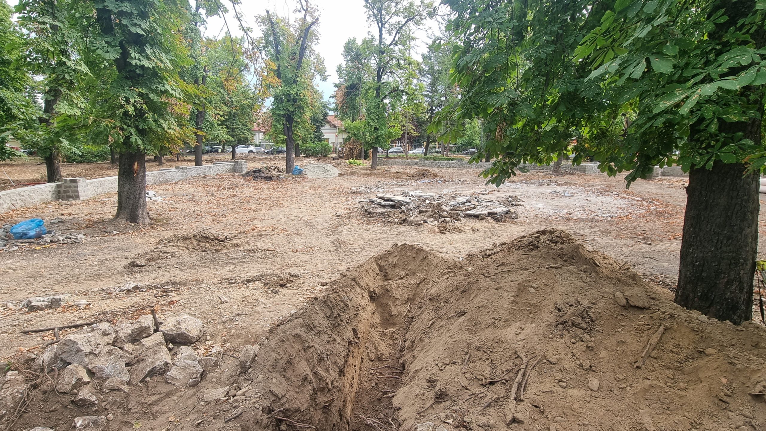 FOTO: Parcul Petőfi în plin proces de modernizare 16.08.2023