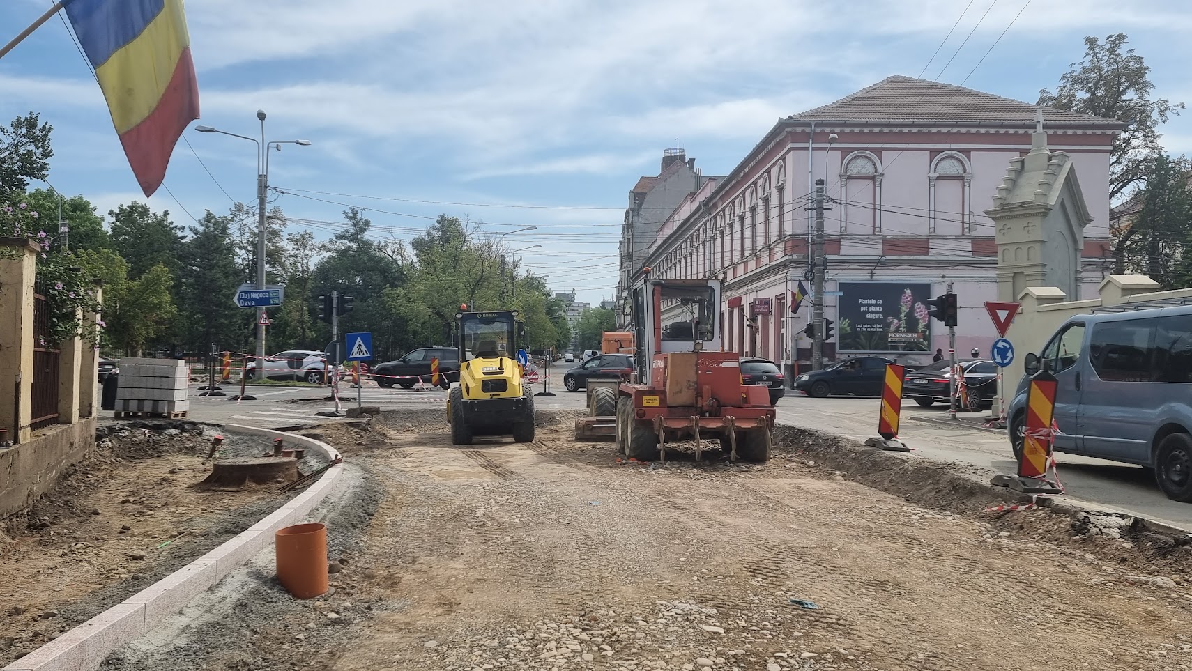 FOTO: Asfaltare strada Traian Moșoiu 25.08.2023