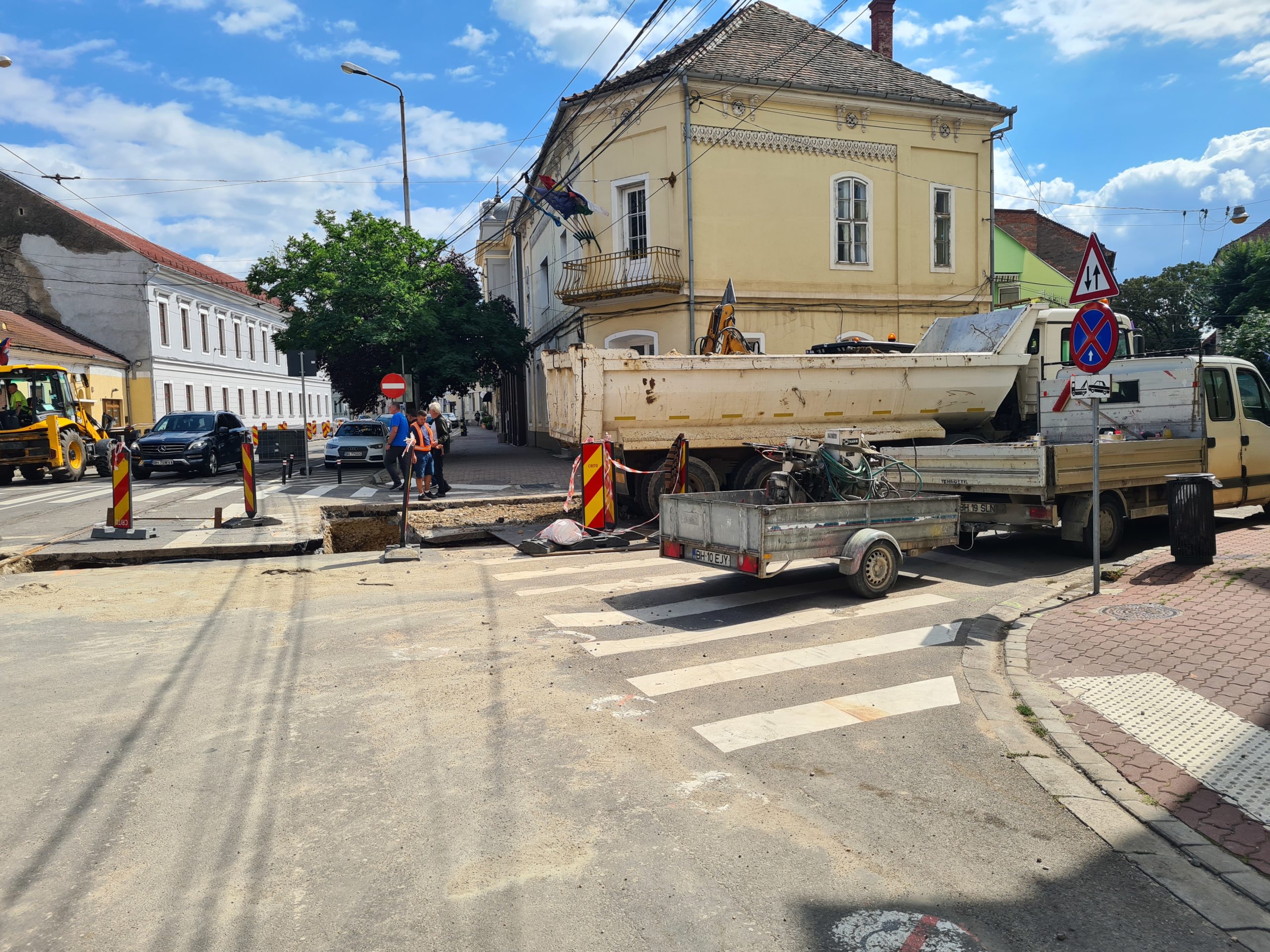 FOTO: Noi restricții de circulație în centrul Oradiei de-a lungul lunii septembrie, 04.09.2023