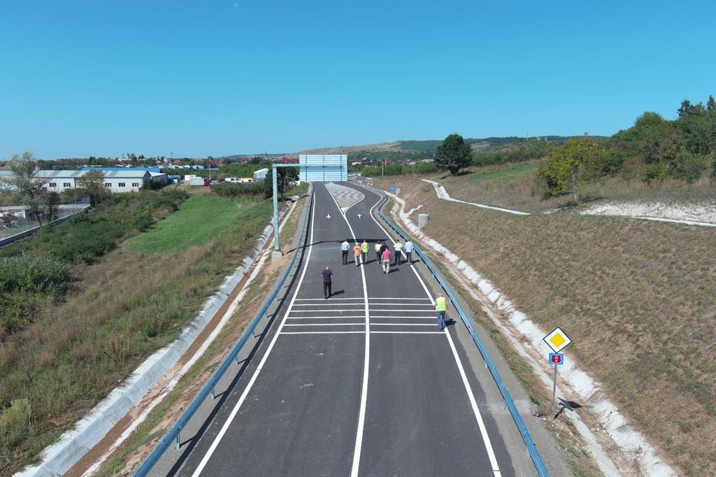 FOTO: O porțiune din centura Aleșd, inaugurată astăzi, 06.09.2023