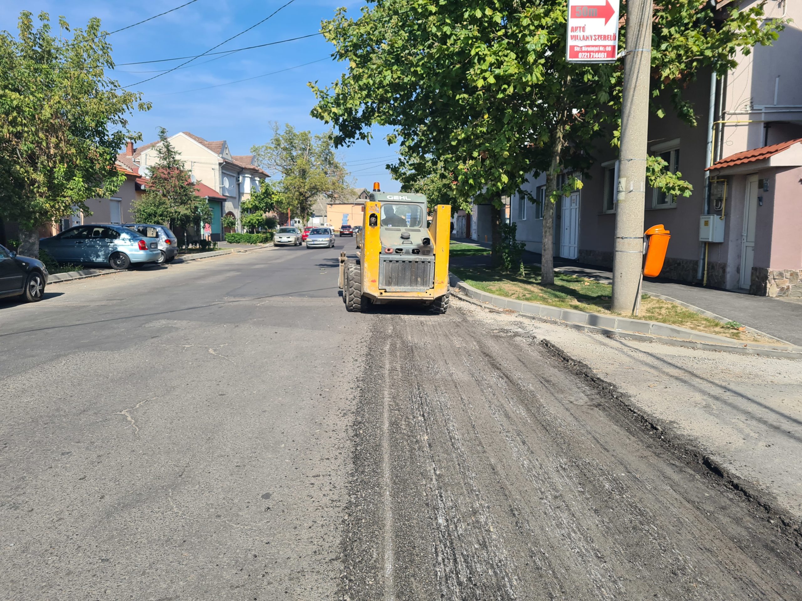 FOTO: Asfaltarea străzii Ștefan Zweig, 12.09.2023