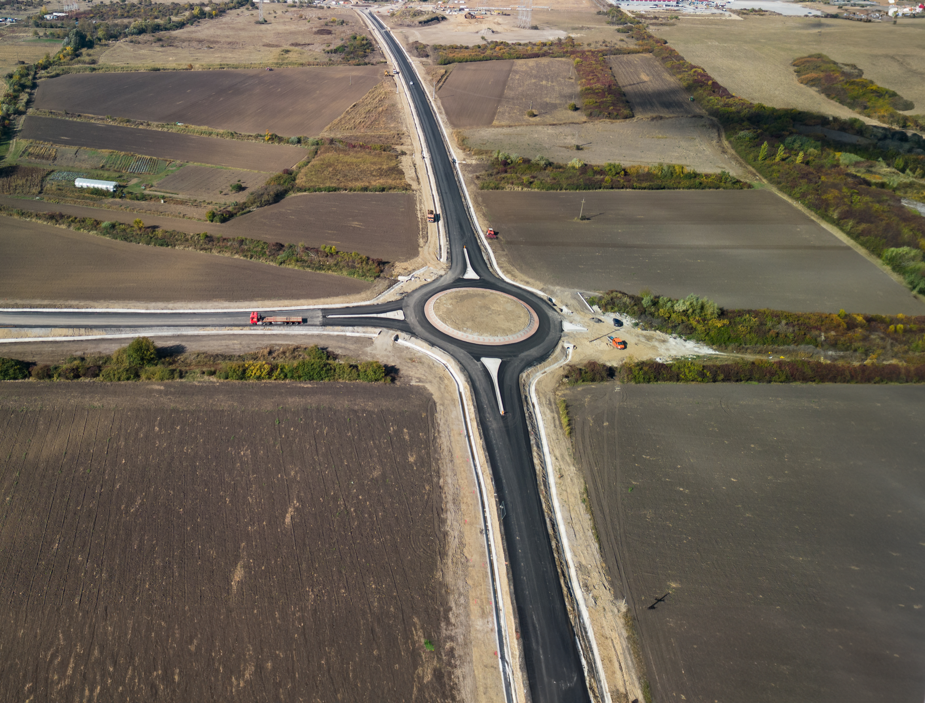 FOTO: Stadiul lucrărilor la Centura Sânmartin 19.10.2023