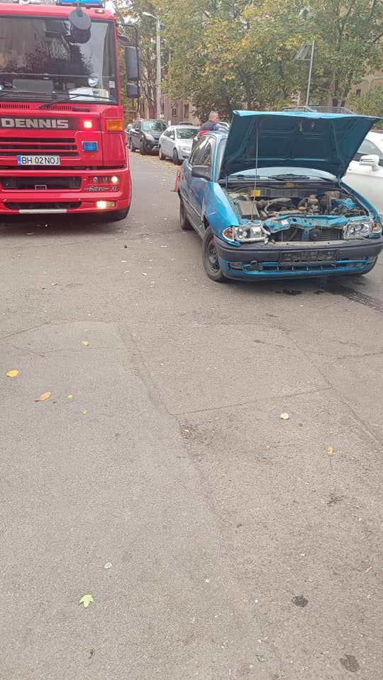 FOTO: Mașină ABA Crișuri, implicat într-un accident, 24.10.2023