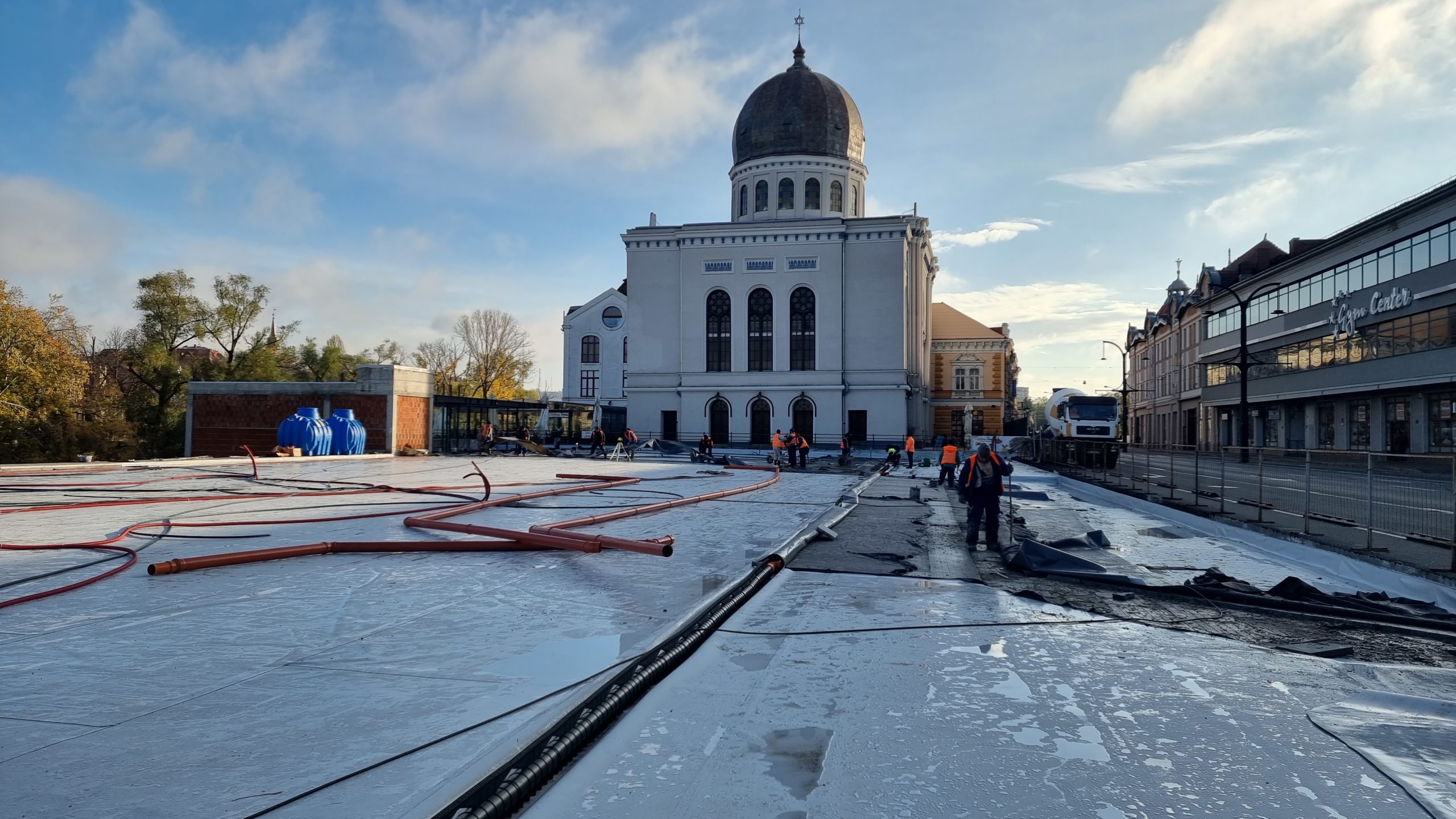 FOTO: Lucrări la Piațeta Independenței 22.11.2023