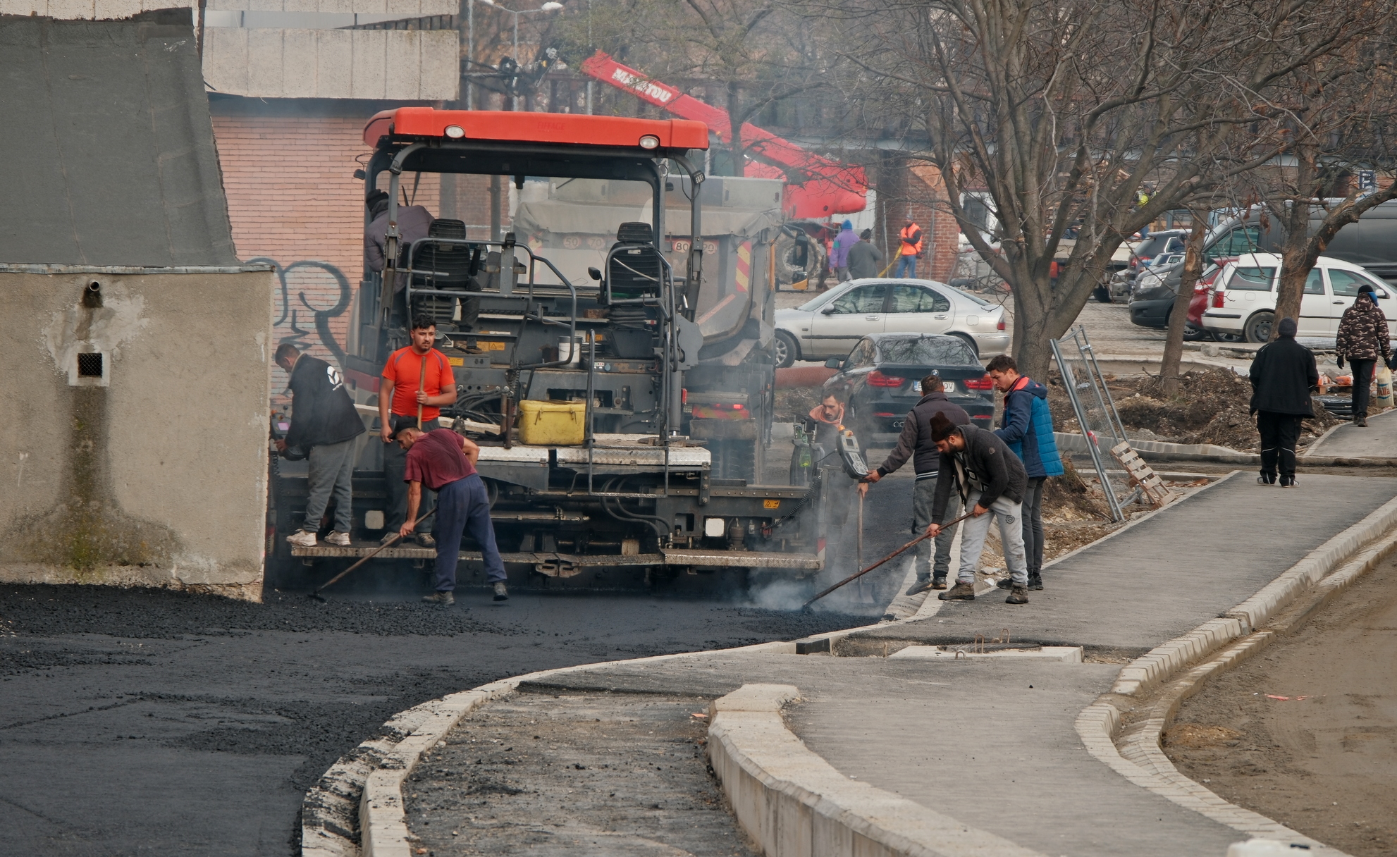 Străpungerea Griviței - Clujului, prin șanțul Cetății FOTO: Alexandru Nițescu