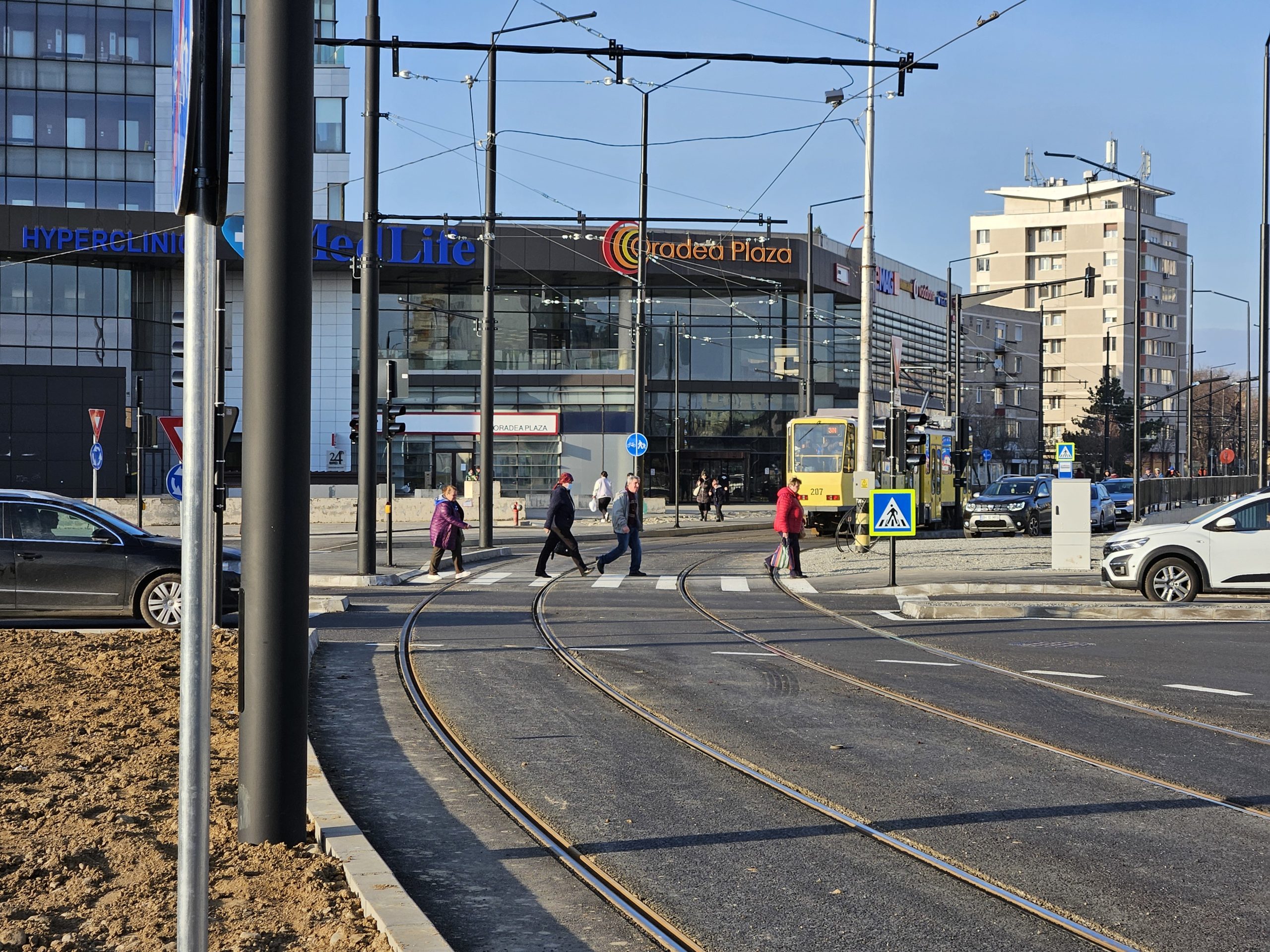 FOTO: Trecerile de pietoni de la Piața Cetate 09.02.2024