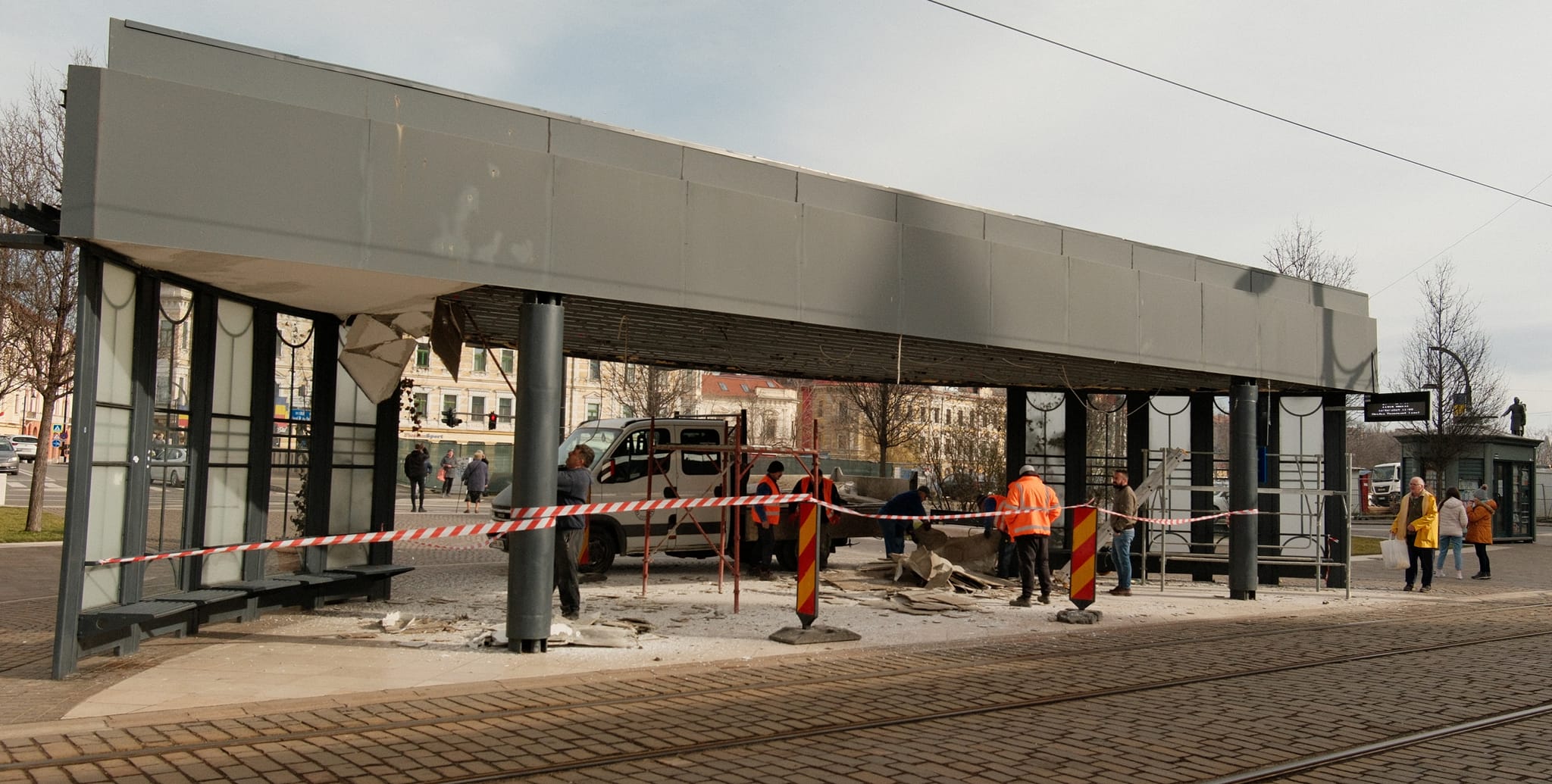 Stația OTL din Piața Unirii FOTO: Alexandru Nițescu