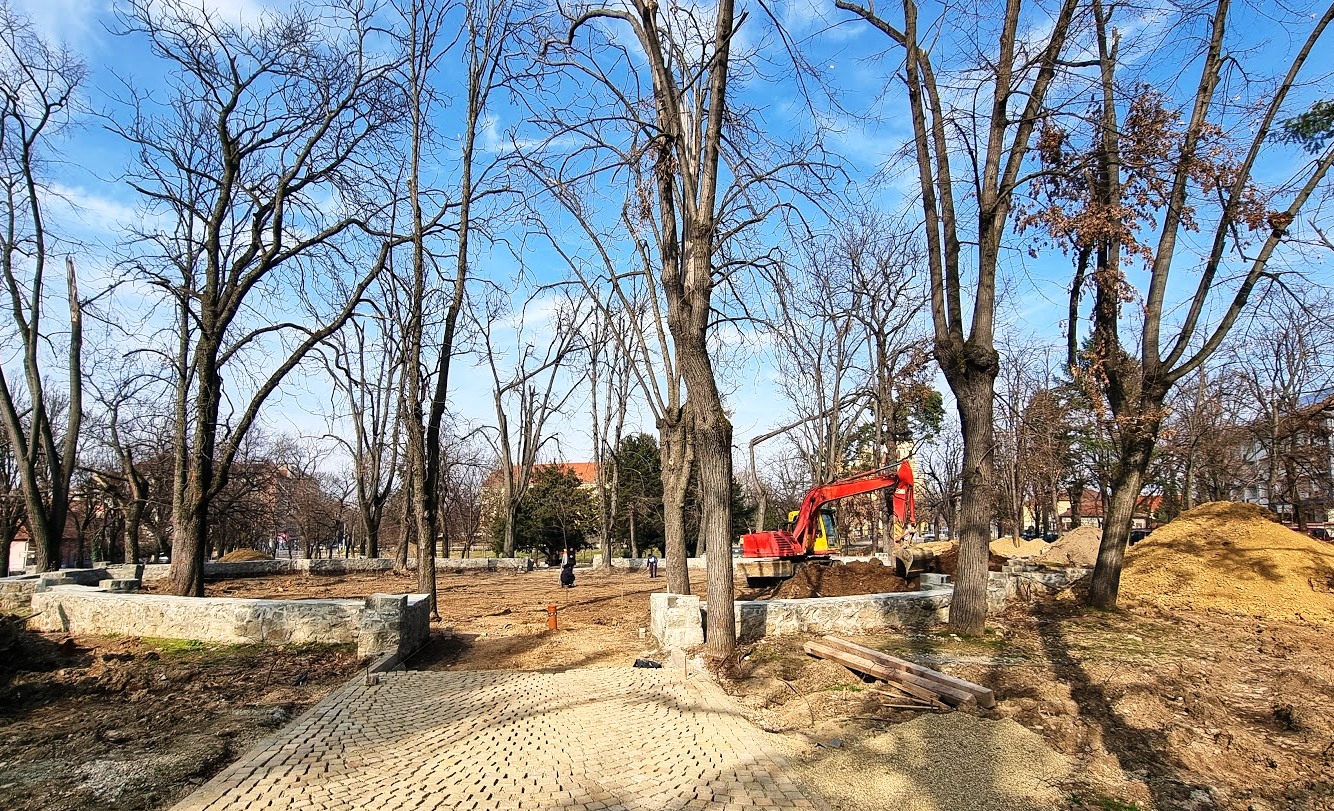 FOTO: Modernizarea Parcului Petőfi 19.02.2024