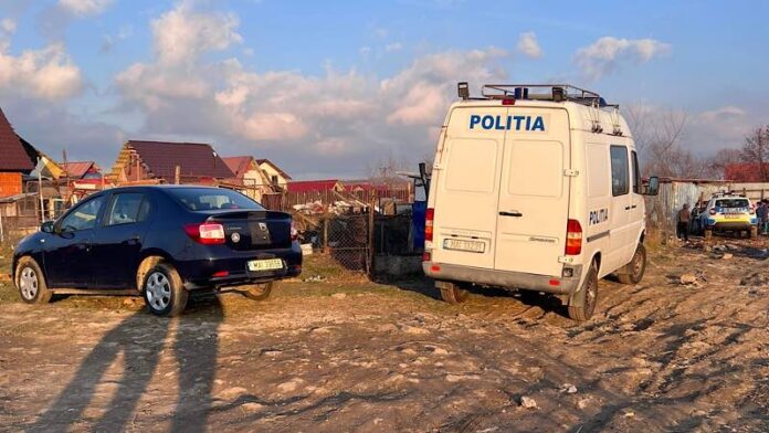 masini de politie la locul faptei