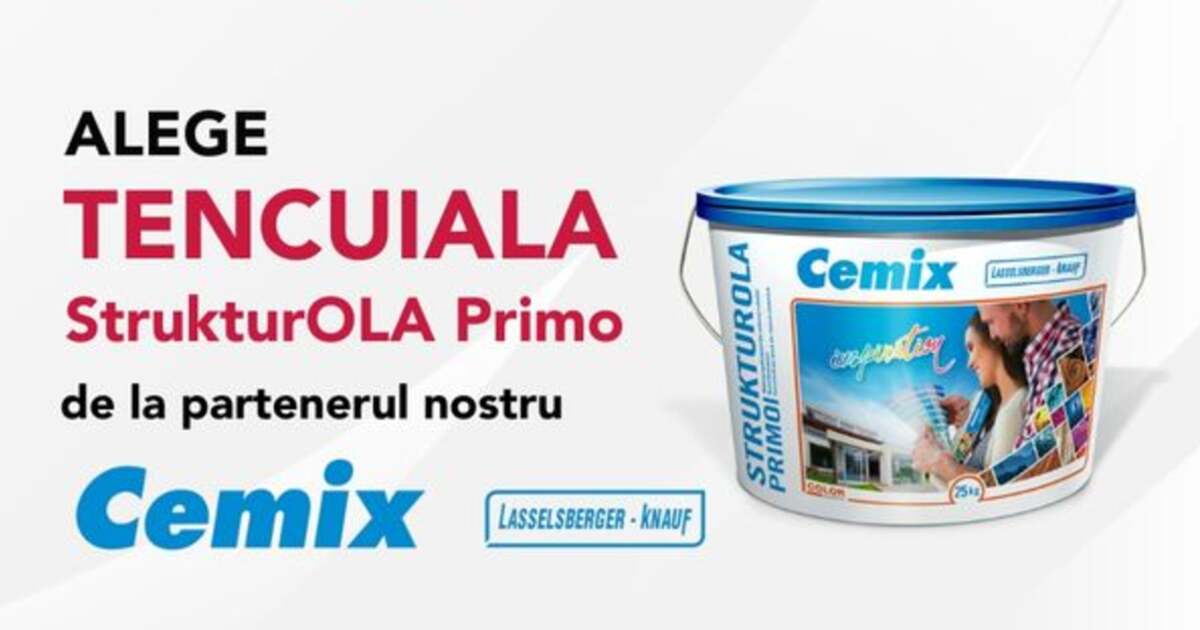 Tencuiala StrukturOLA Primo Cemix La Malinco! Click Aici Ca Să Vezi De ...