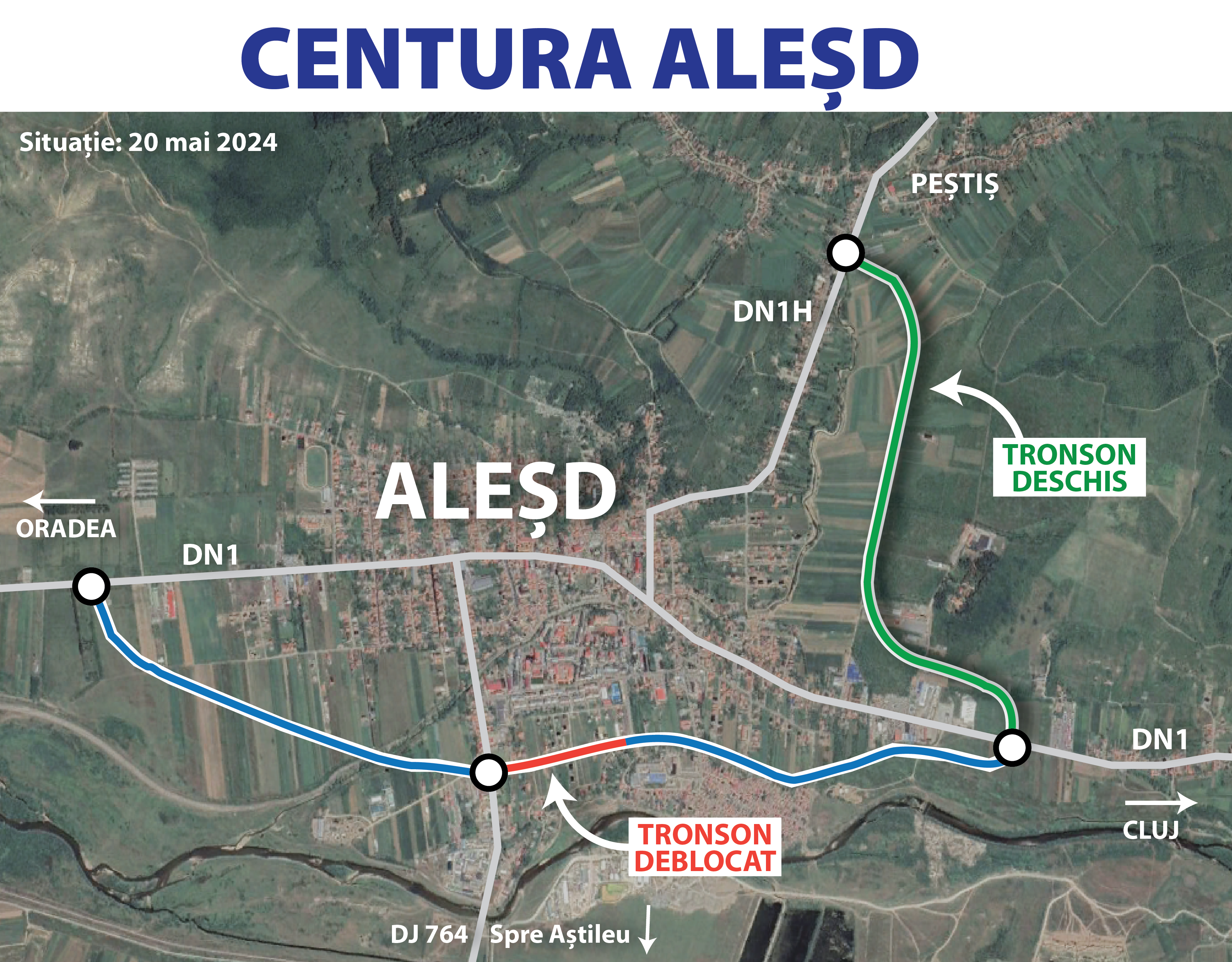 Harta Centura Aleșd