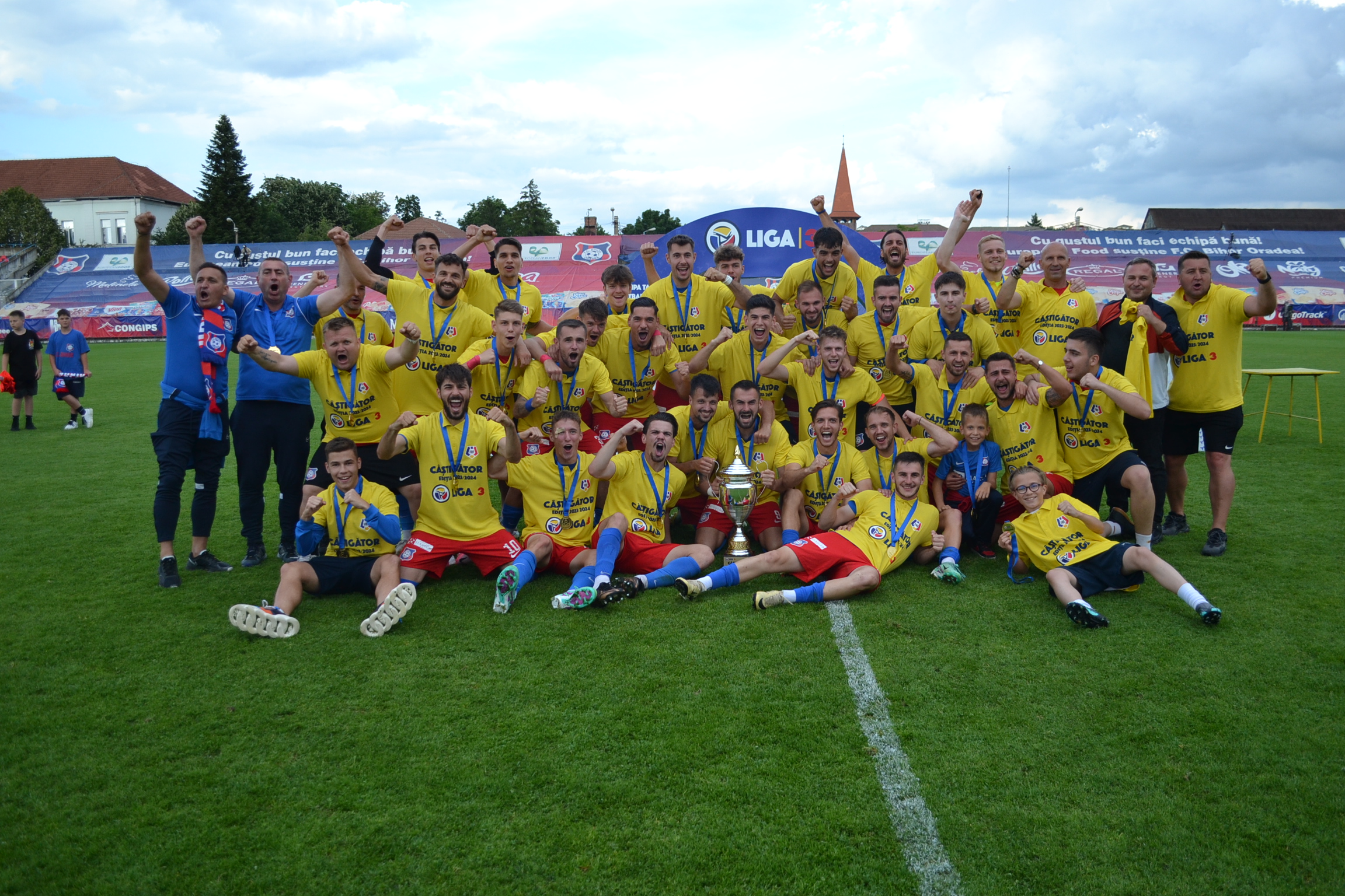 FOTO: FC Bihor a promovat în Liga 2 Foto: Teodor Biriș